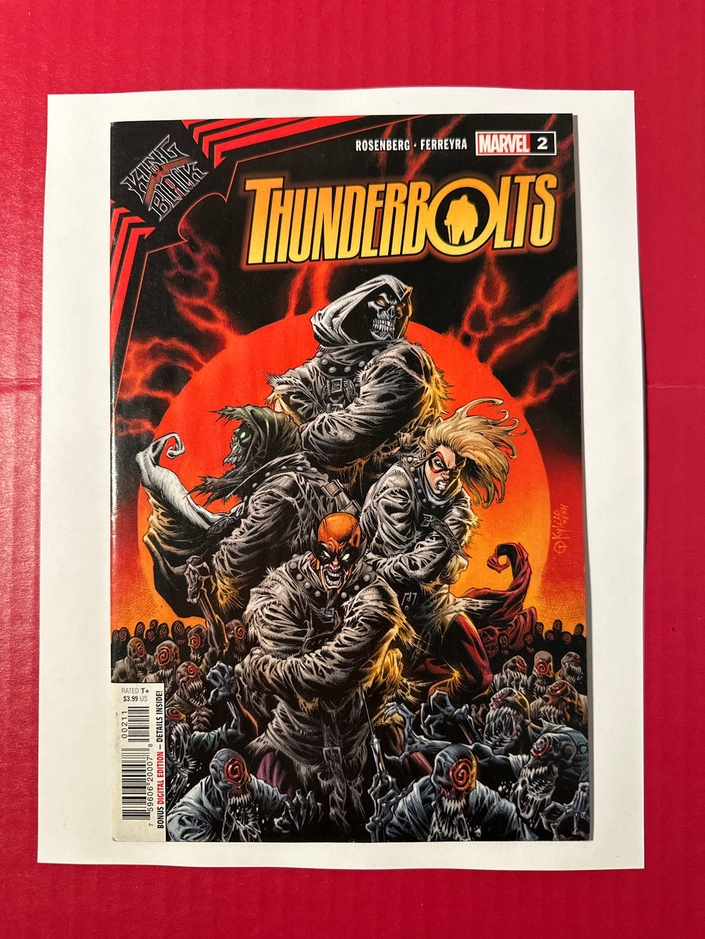 King in Black: Thunderbolts #2 (Marvel Comics 2021) Regular Kyle Hotz Cover by Ugly Monkey Comics
