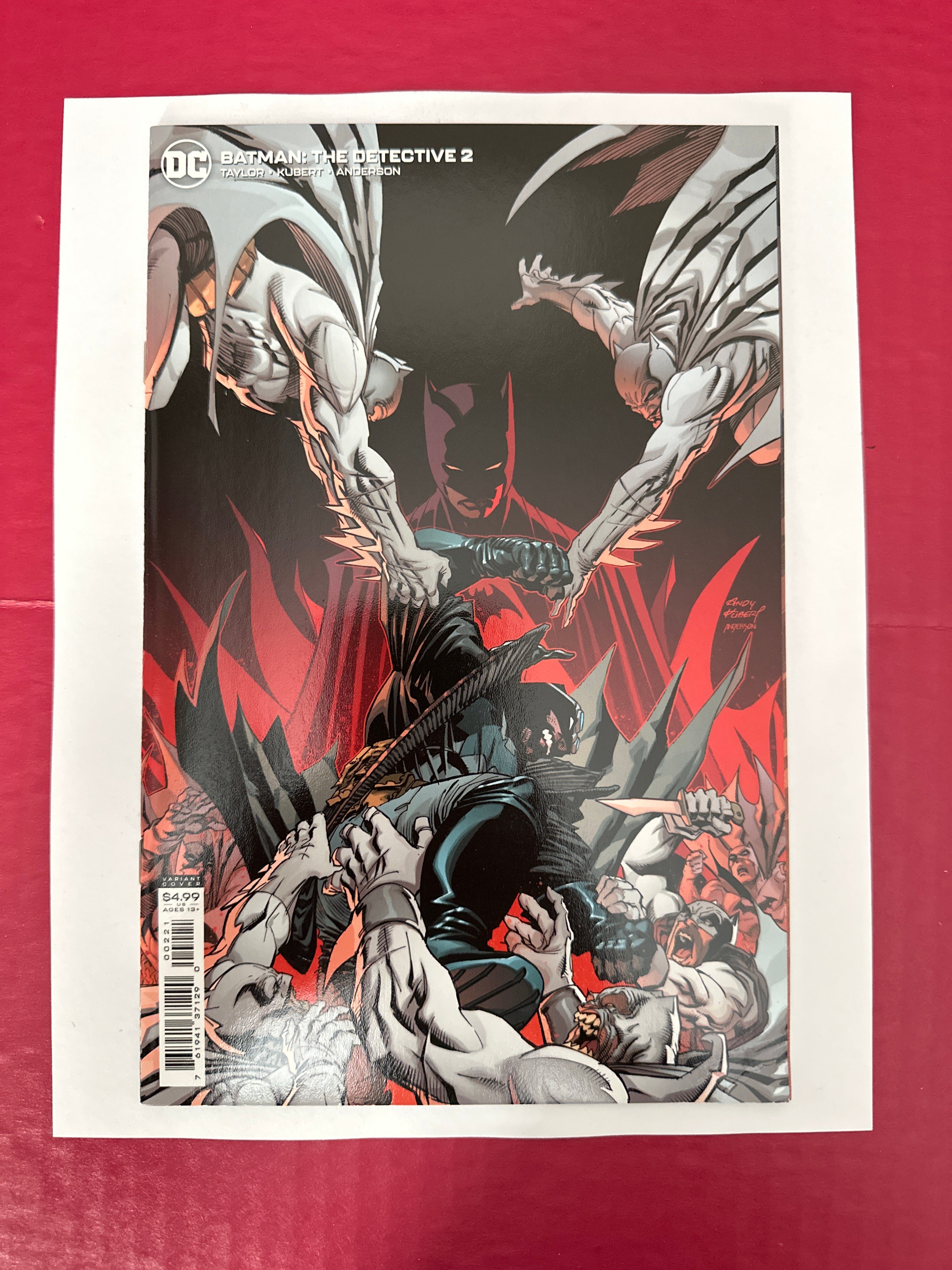 Batman: The Detective #2B (DC Comics 2021) Variant Andy Kubert Card Stock Cover by Ugly Monkey Comics