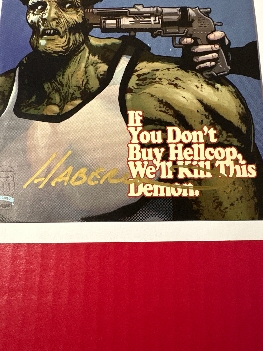 Hellcop, Vol. 2 #4B (Image Comics 2022) Signed by Brian Haberlin by Ugly Monkey Comics