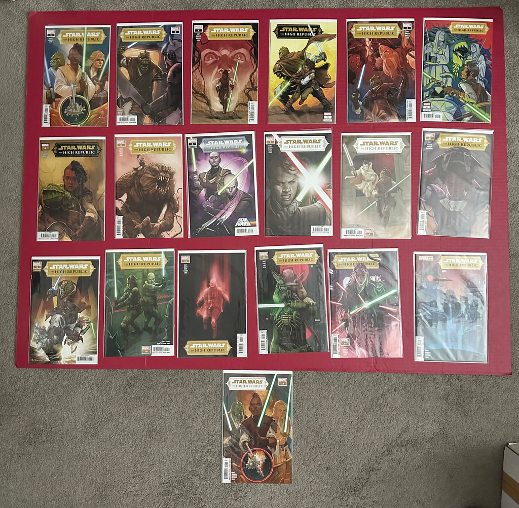 Star Wars: The High Republic Lot of 19 Comics 1 - 15 plus Variants (Marvel Comics 2021) Plenty of 1st Appearances Complete Run by Ugly Monkey Comics