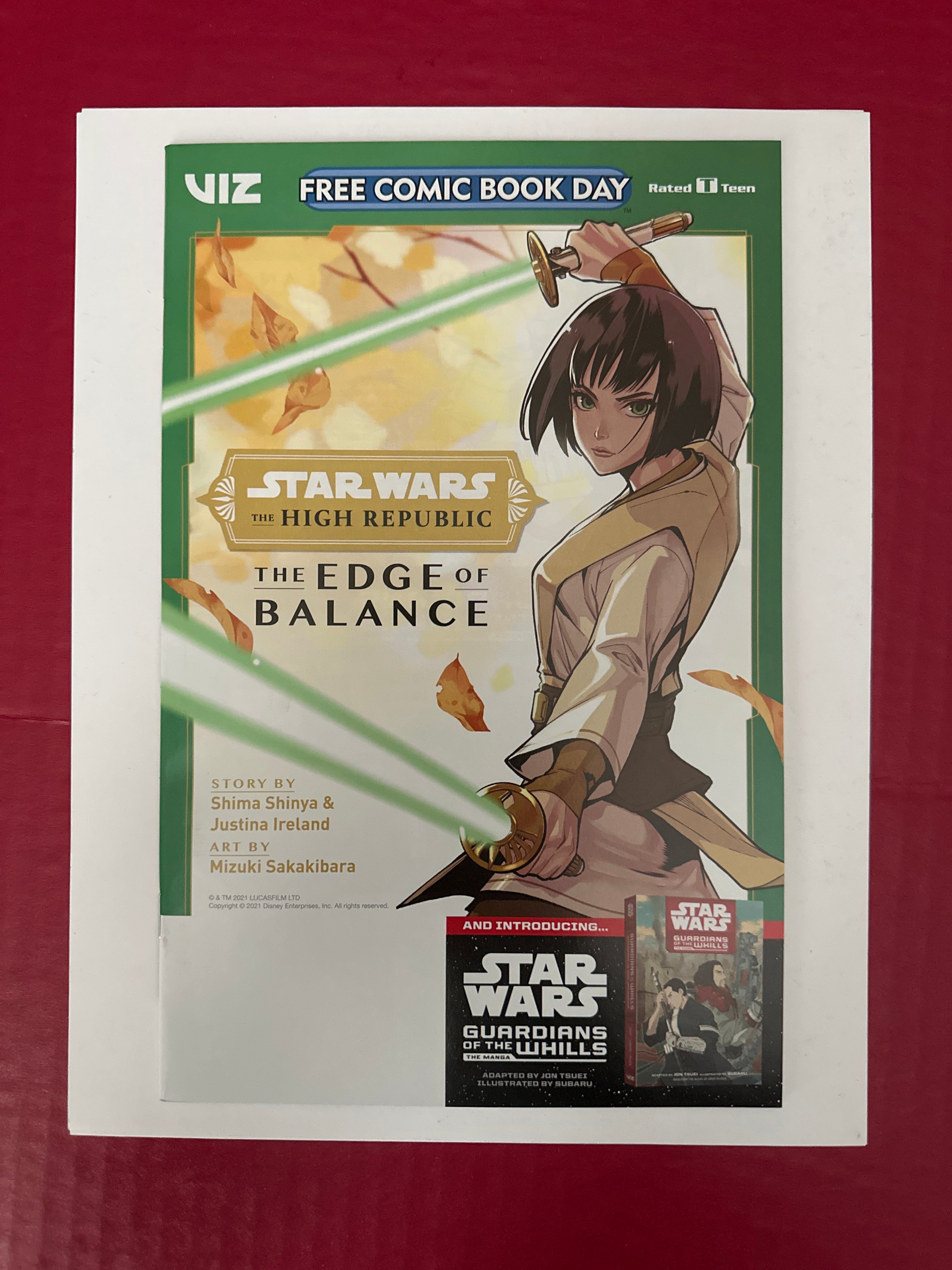Free Comic Book Day 2021 (Star Wars: The High Republic - The Edge of Balance / Guardians Whills) #1 (Viz Comics 2021) by Ugly Monkey Comics