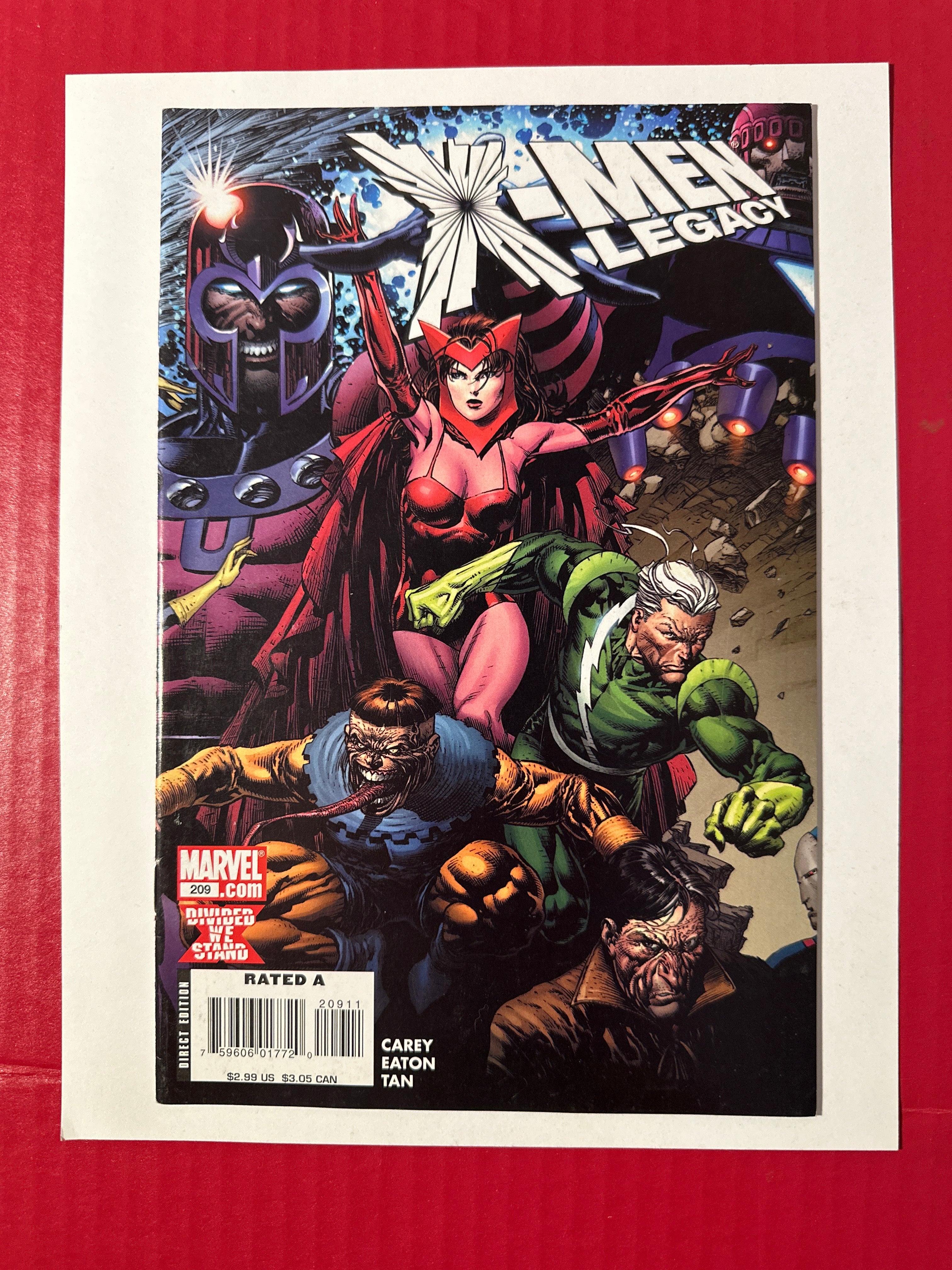 X-Men: Legacy, Vol. 1 #209A (Marvel Comics 2008) David Finch Regular by Ugly Monkey Comics