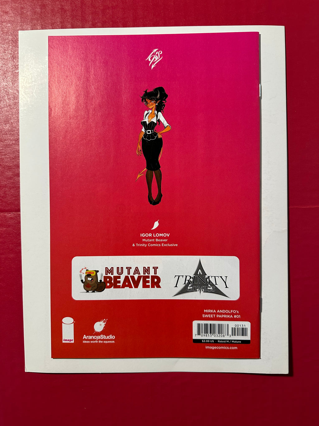 Mirka Andolfo's Sweet Paprika #1 (2021) Key Virgin Igor Lomov Variant by Ugly Monkey Comics