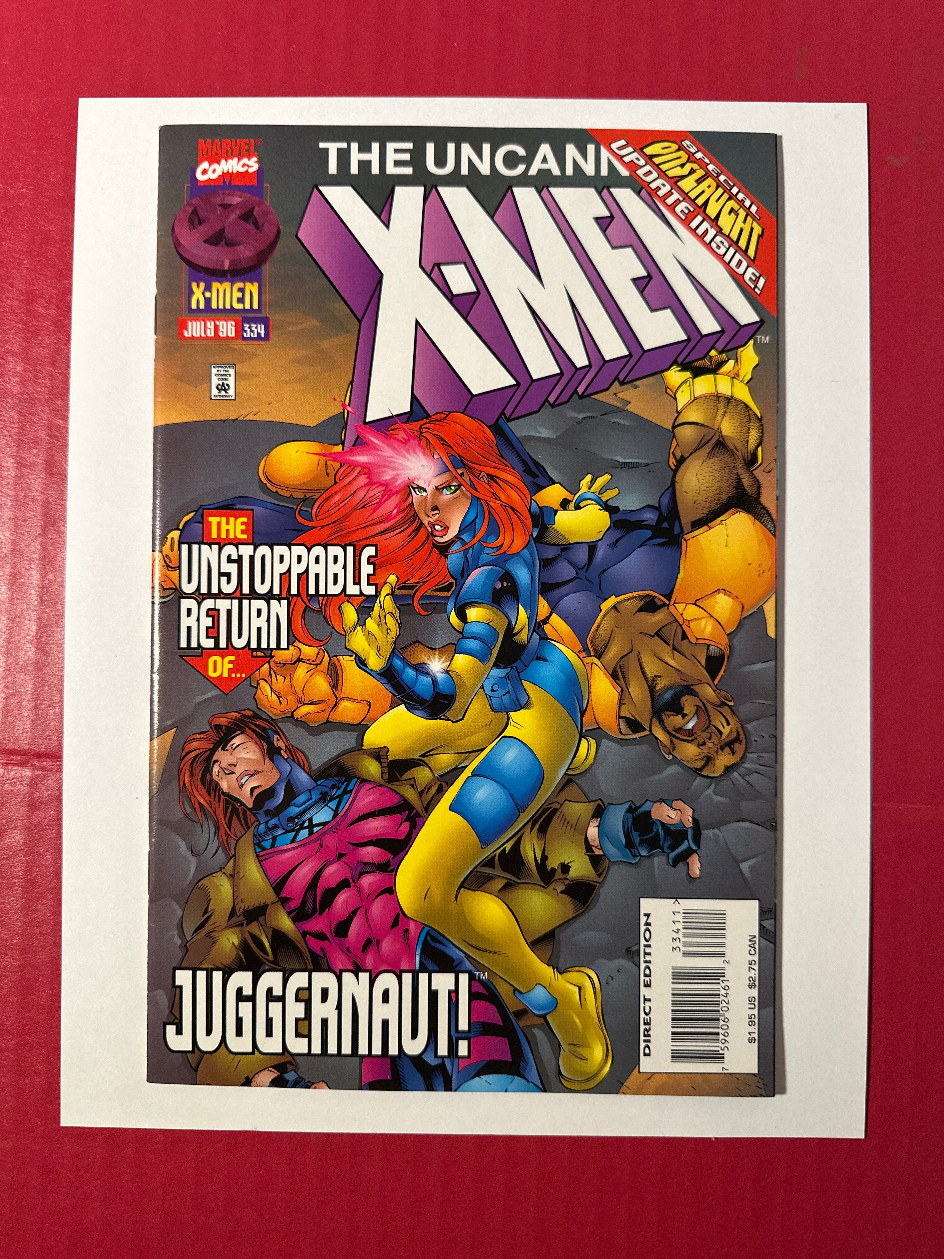 The Uncanny X-Men, Vol. 1 #334 (Marvel Comics 1996) Direct Edition by Ugly Monkey Comics
