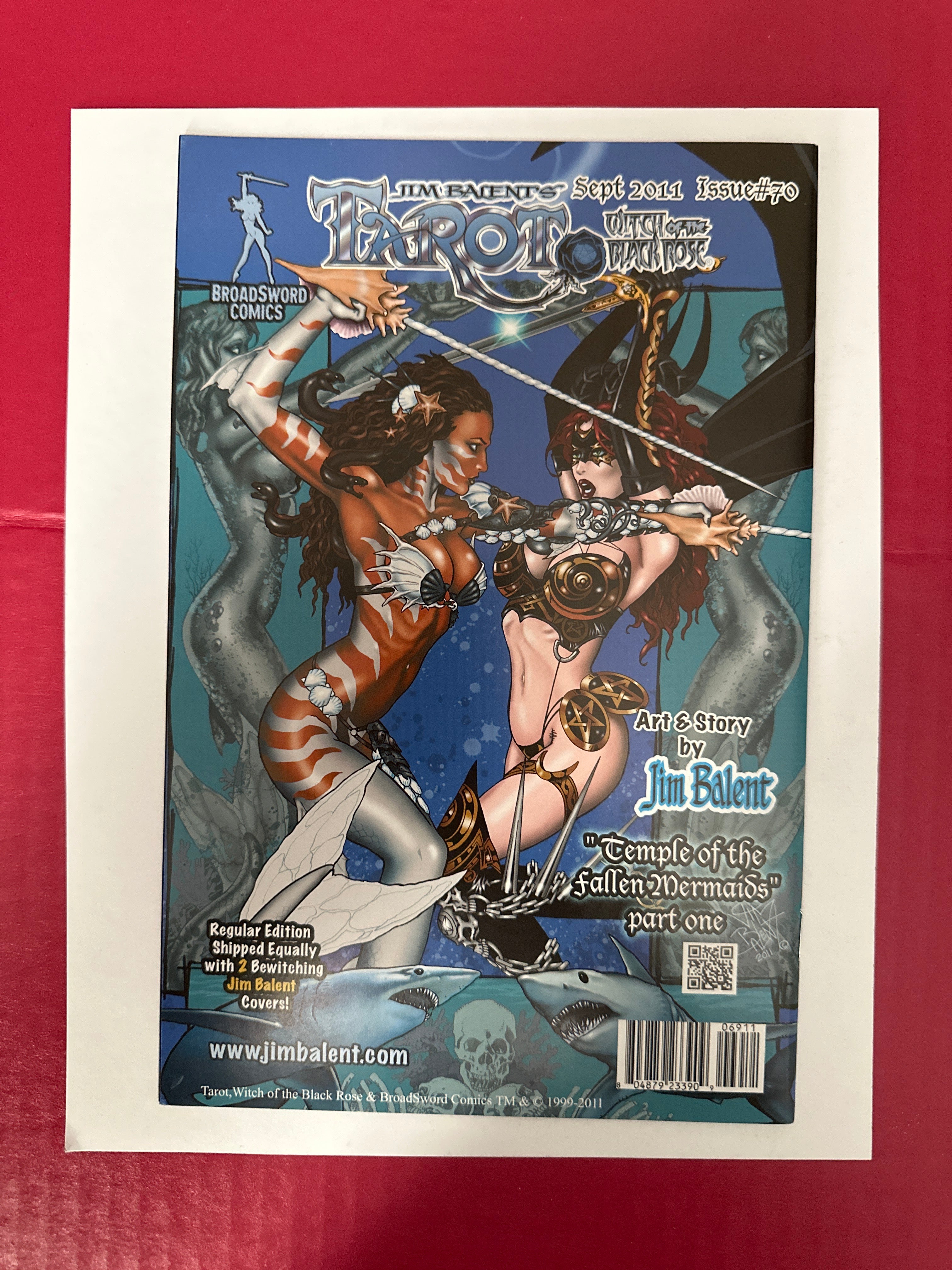 Tarot: Witch of the Black Rose #69B (Broadsword Comics 2011) Cover B by Ugly Monkey Comics