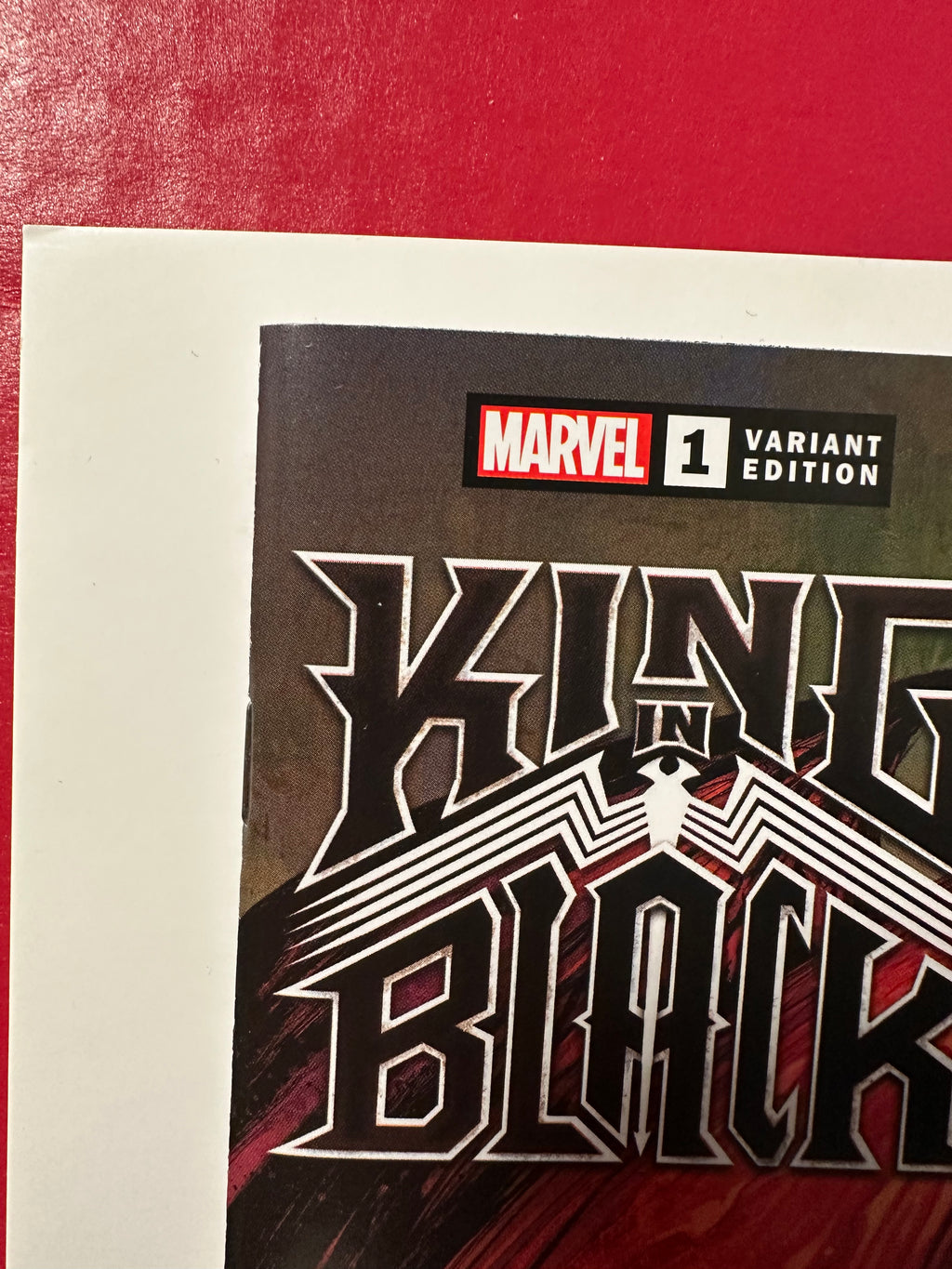 King in Black #1 (2021) KEY Unknown Comics Variant Signed by Tyler Kirham