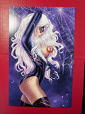 Dawn McTeigue 11x17 Beautiful Black Cat Poster Naughty Variant Signed in Silver Marker