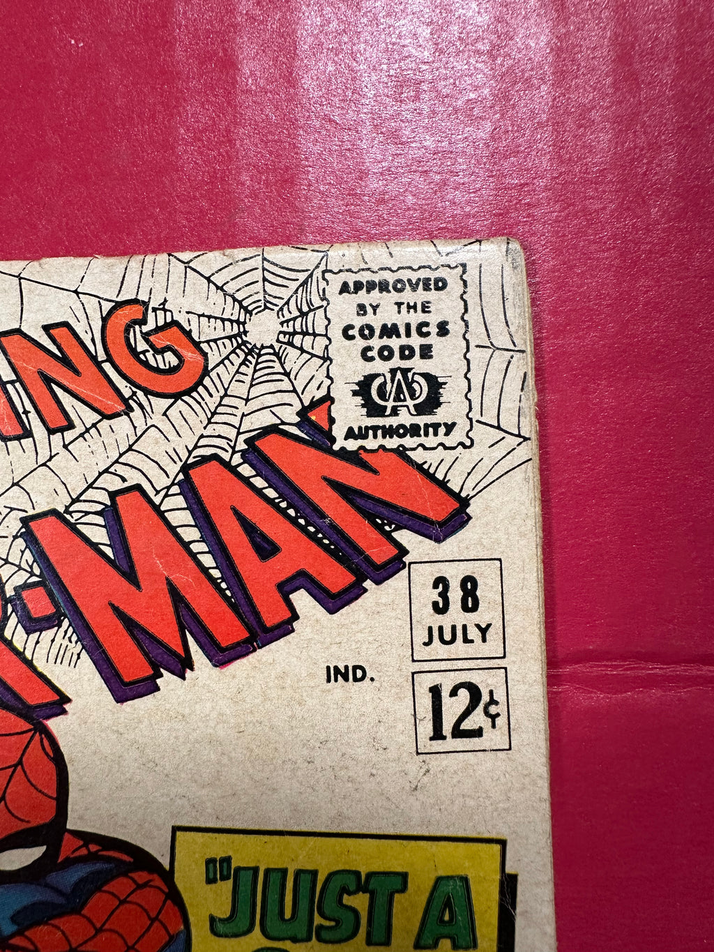 The Amazing Spider-Man, Vol. 1 #38 (Marvel Comics 1966) 2nd cameo Mary Jane by Ugly Monkey Comics