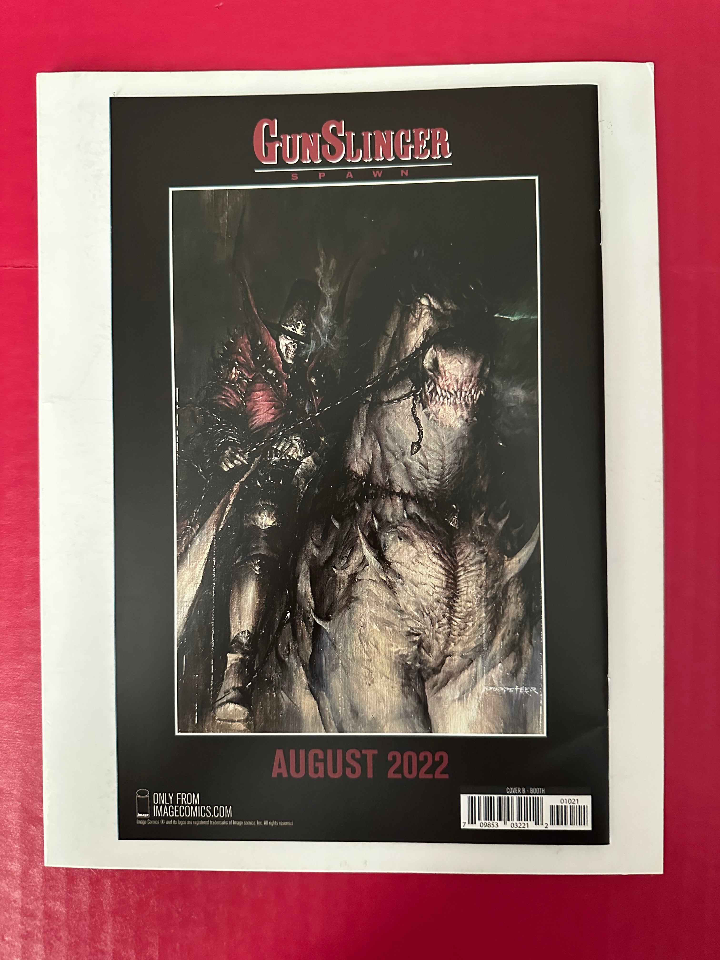 Gunslinger Spawn #10B (2022) Brett Booth Variant by Ugly Monkey Comics