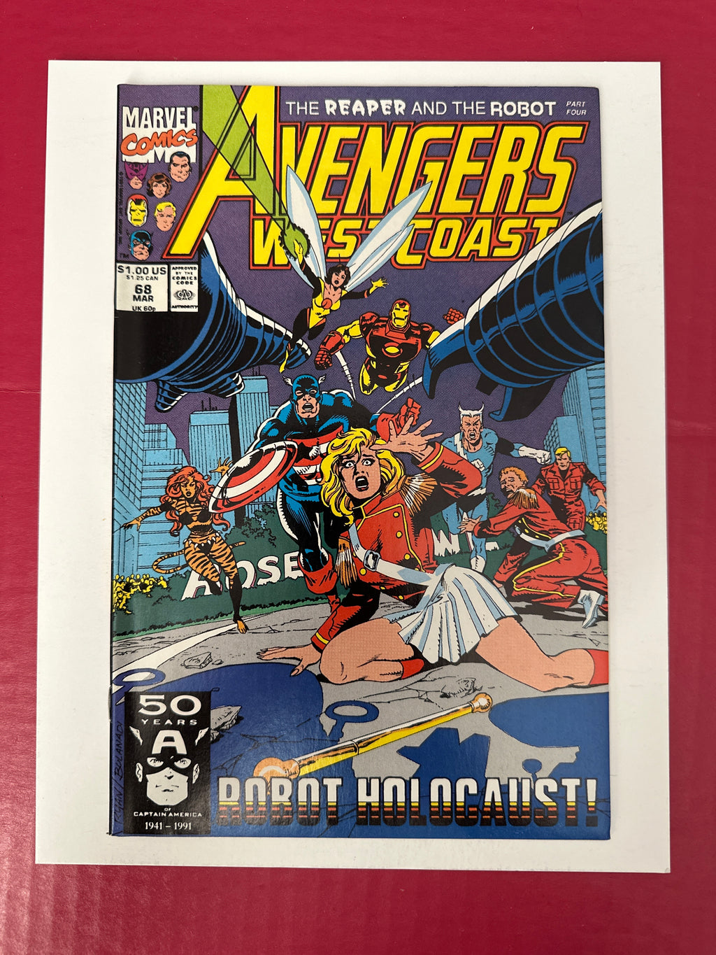 The West Coast Avengers, Vol. 2 #68A (Marvel Comics 1991) Direct Edition by Ugly Monkey Comics