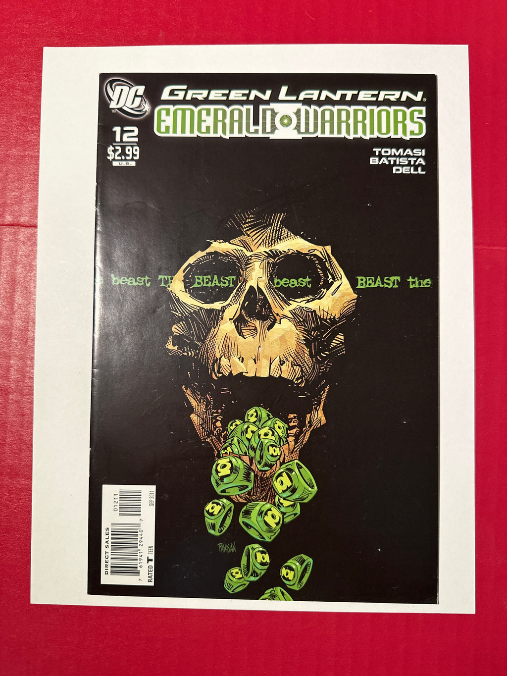 Green Lantern: Emerald Warriors #12 (DC Comics 2011) Direct Edition by Ugly Monkey Comics
