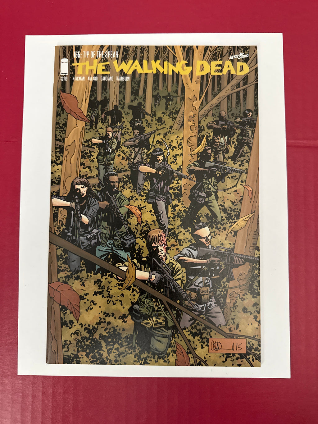 The Walking Dead #155 (Image Comics 2016) Charlie Adlard & Dave Stewart Cover by Ugly Monkey Comics