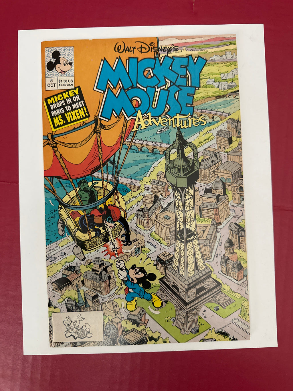 Mickey Mouse Adventures, Vol. 1 #5 (Disney Comics 1990) Direct Edition by Ugly Monkey Comics
