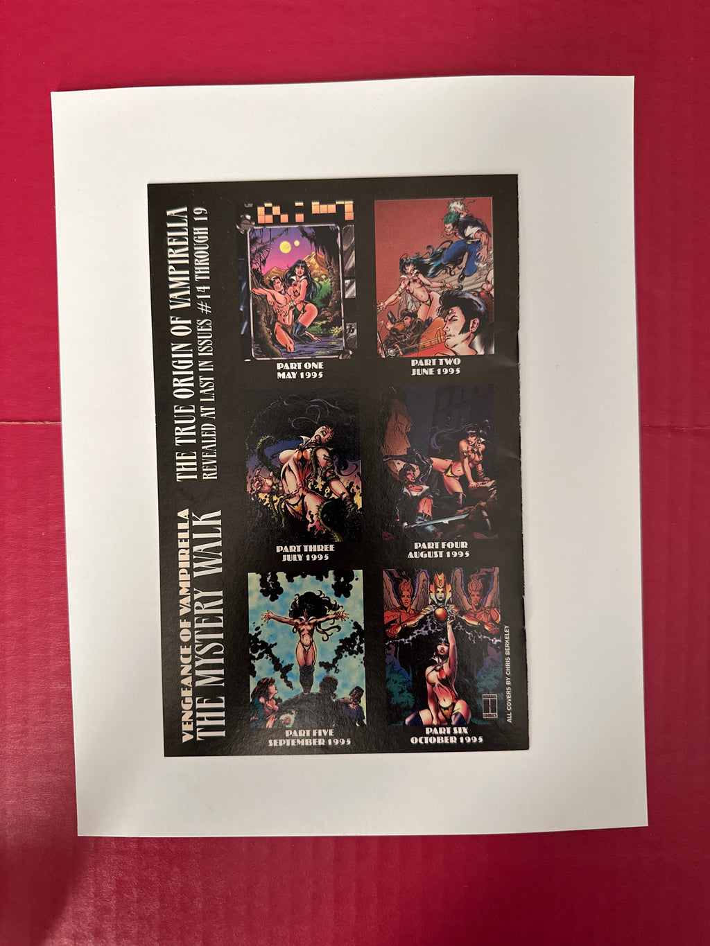 Vengeance of Vampirella: The Mystery Walk (Harris Comics 1995) Wizard Supplement by Ugly Monkey Comics