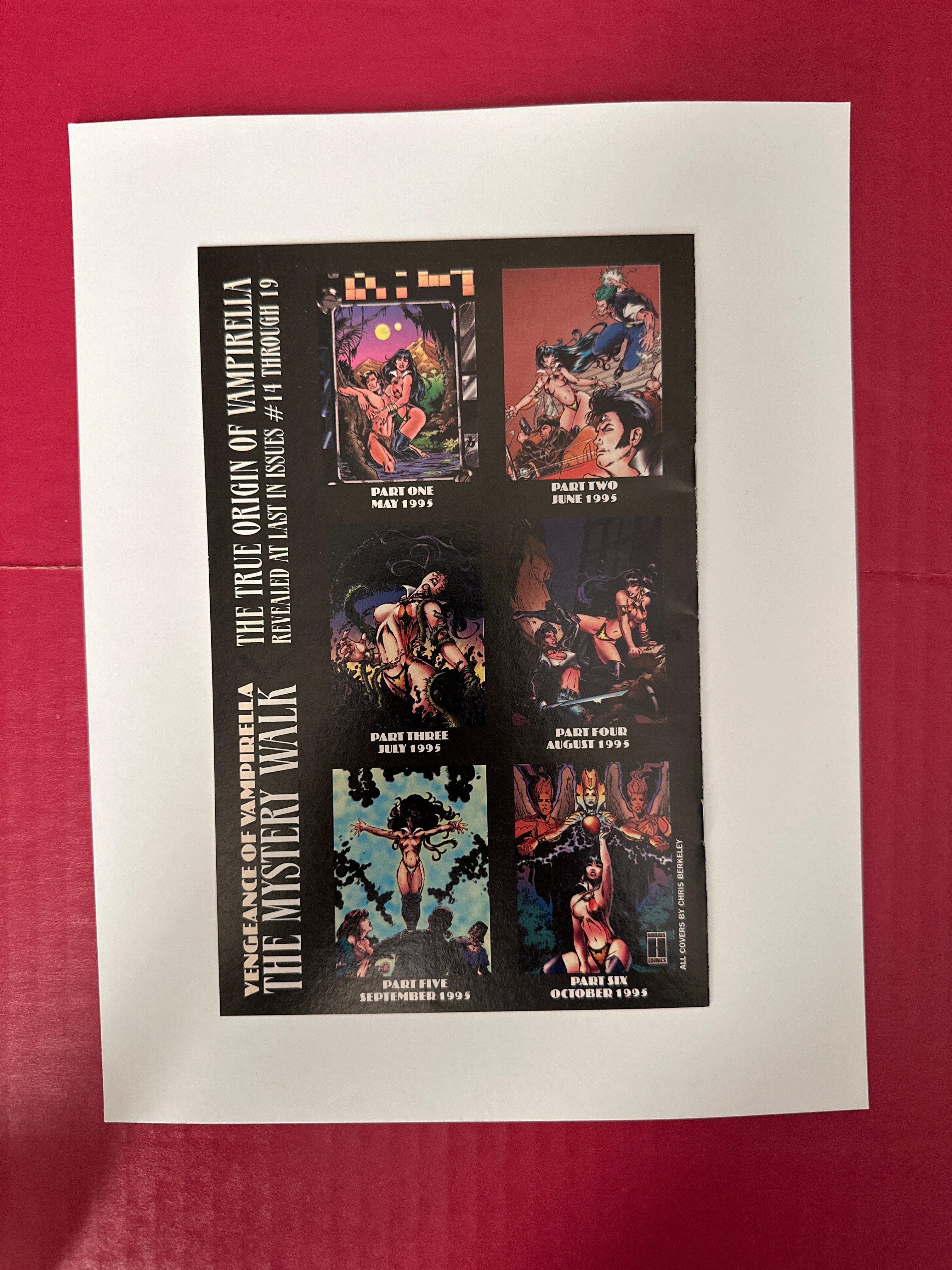 Vengeance of Vampirella: The Mystery Walk (Harris Comics 1995) Wizard Supplement by Ugly Monkey Comics