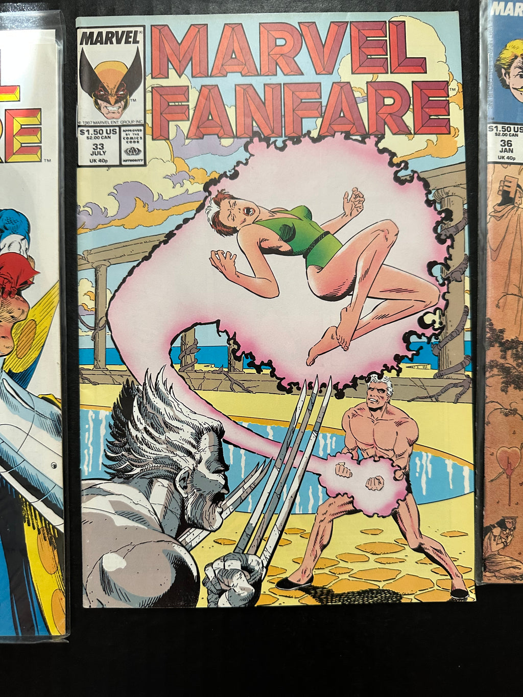 MARVEL FANFARE, Marvel Comics - 18 Issue Lot Includes Keys by Ugly Monkey Comics