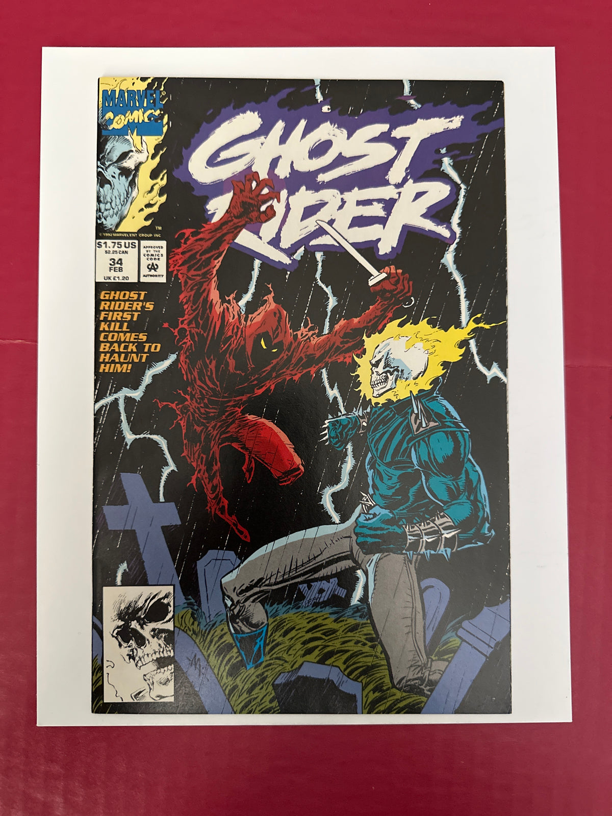 Ghost Rider, Vol. 2 (1990-1998) #34A (Marvel Comics 1992) by Ugly Monkey Comics