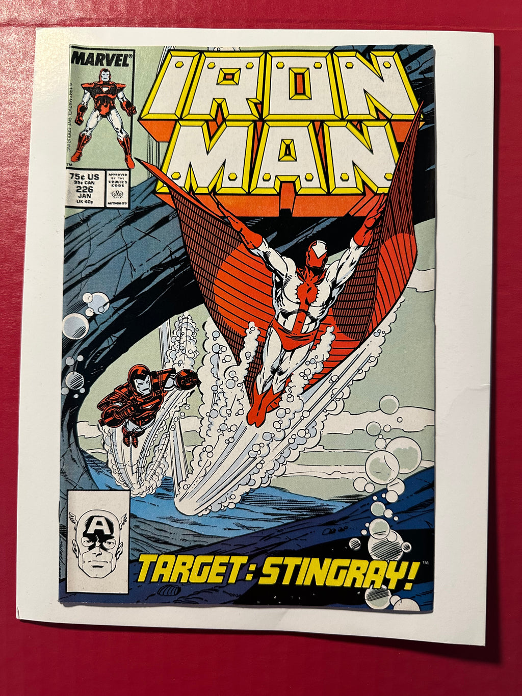 Iron Man #226 MARVEL Comics 1988 VF+ by Ugly Monkey Comics