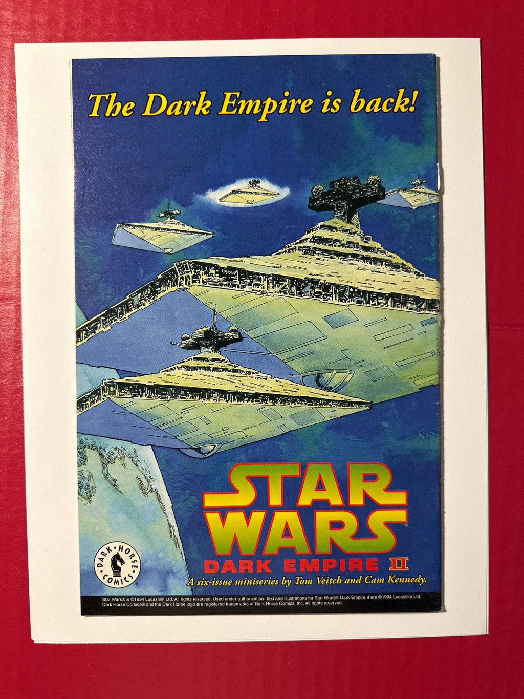 Star Wars Tales of the Jedi Dark Lords of the Sith 3 Dark Horse Comics 1994 by Ugly Monkey Comics