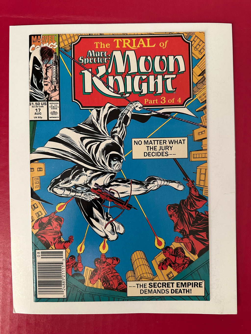 Marc Spector: Moon Knight #17 (1990) Newsstand by Ugly Monkey Comics