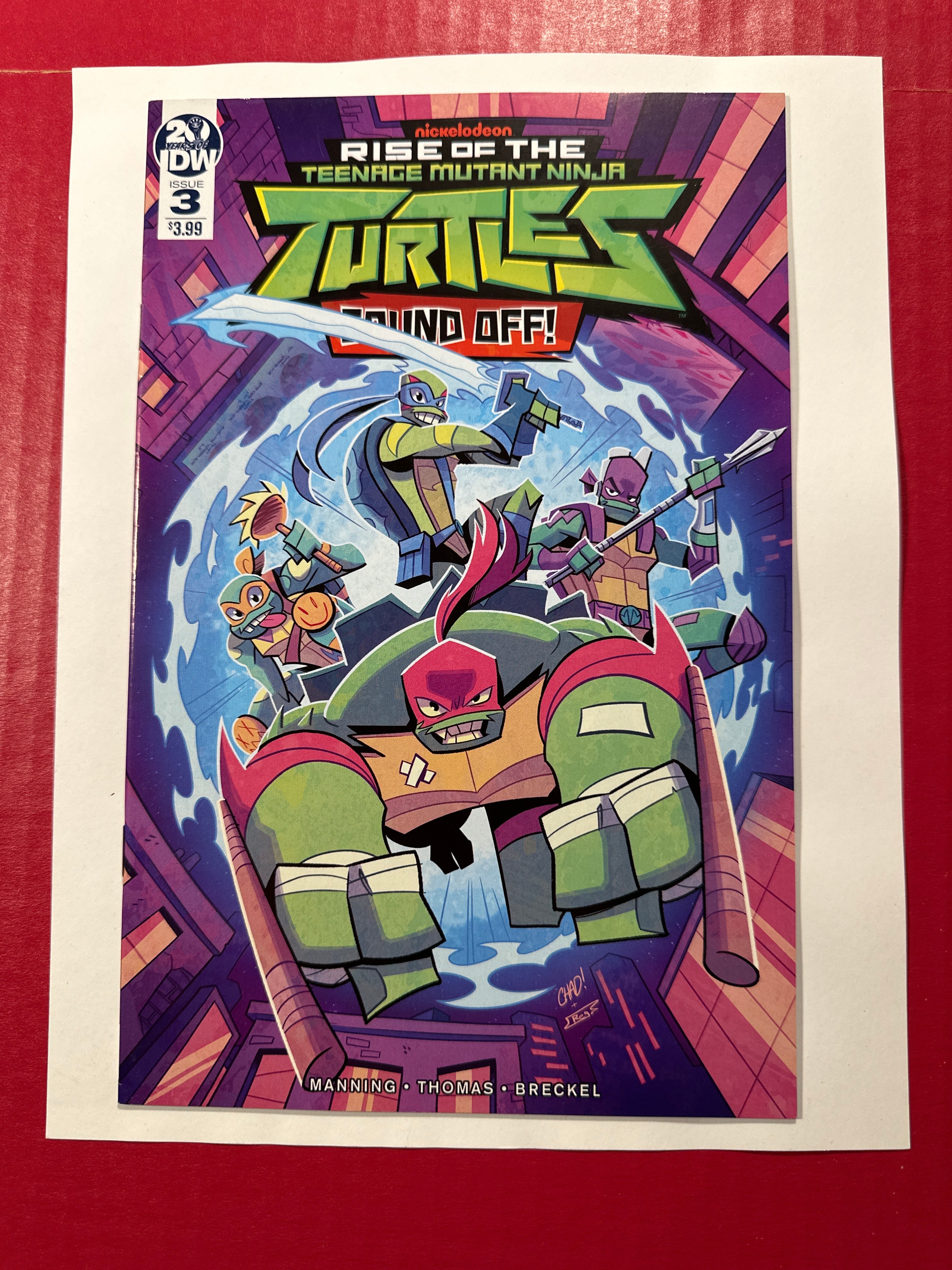 Teenage Mutant Ninja Turtles: Rise Of Tmnt Sound Off #3A (IDW Publishing 2019) by Ugly Monkey Comics