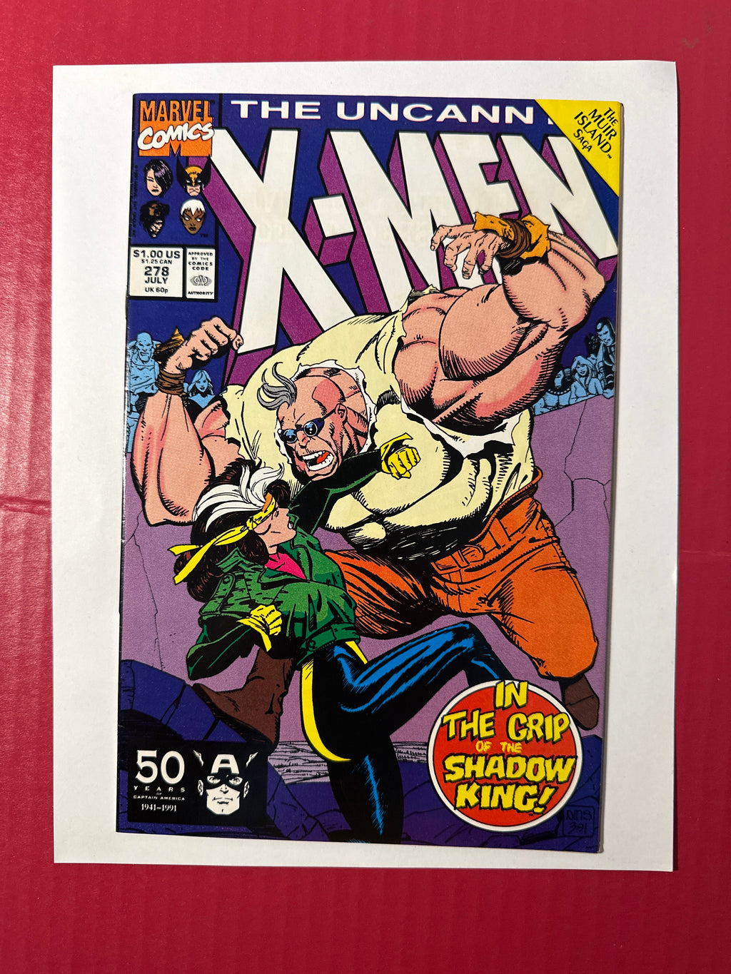 The Uncanny X-Men, Vol. 1 #278 (Marvel Comics 1991) Direct Edition by Ugly Monkey Comics