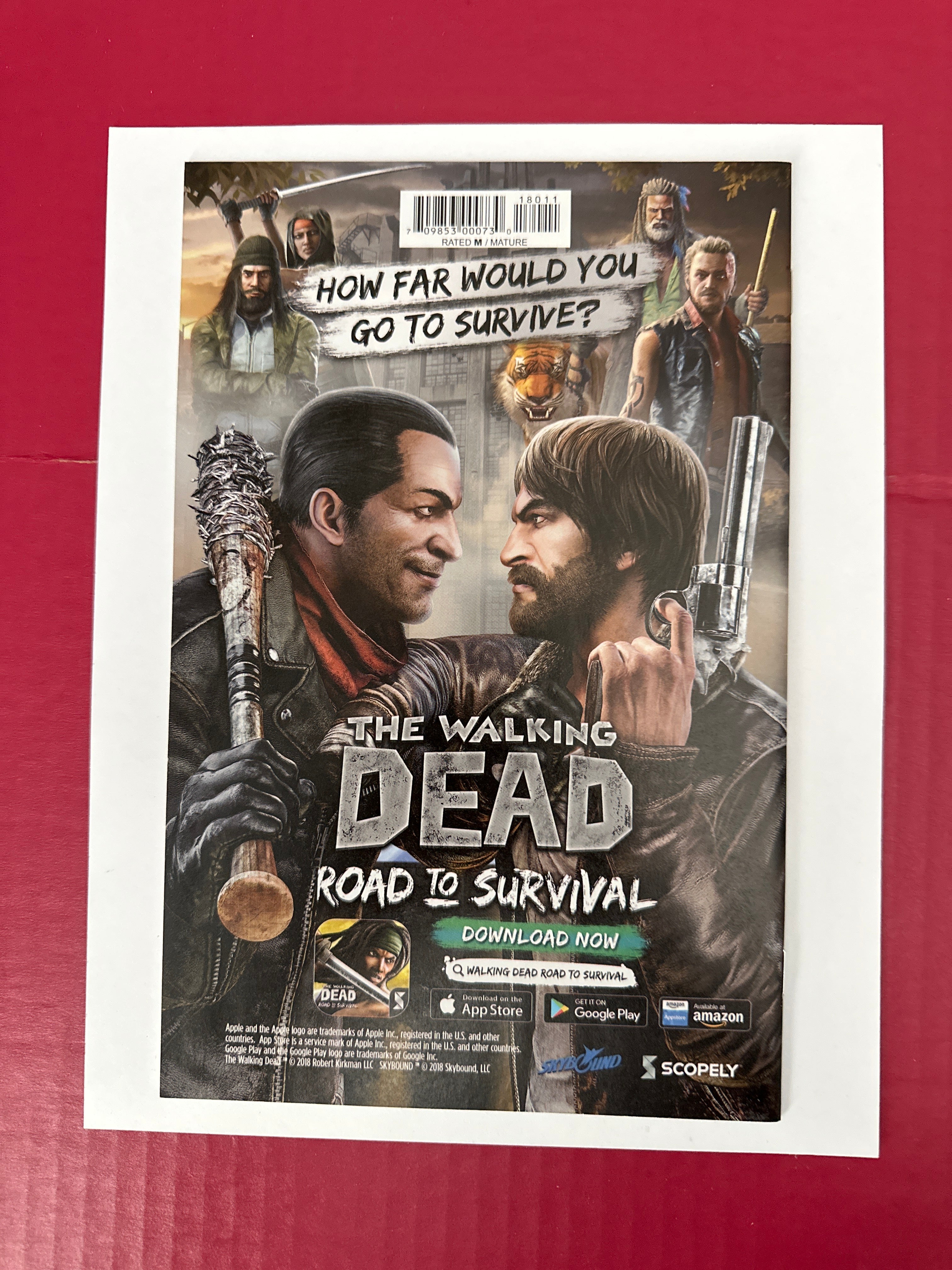 The Walking Dead #180 (Image Comics 2018) Charlie Adlard & Dave Stewart Cover by Ugly Monkey Comics