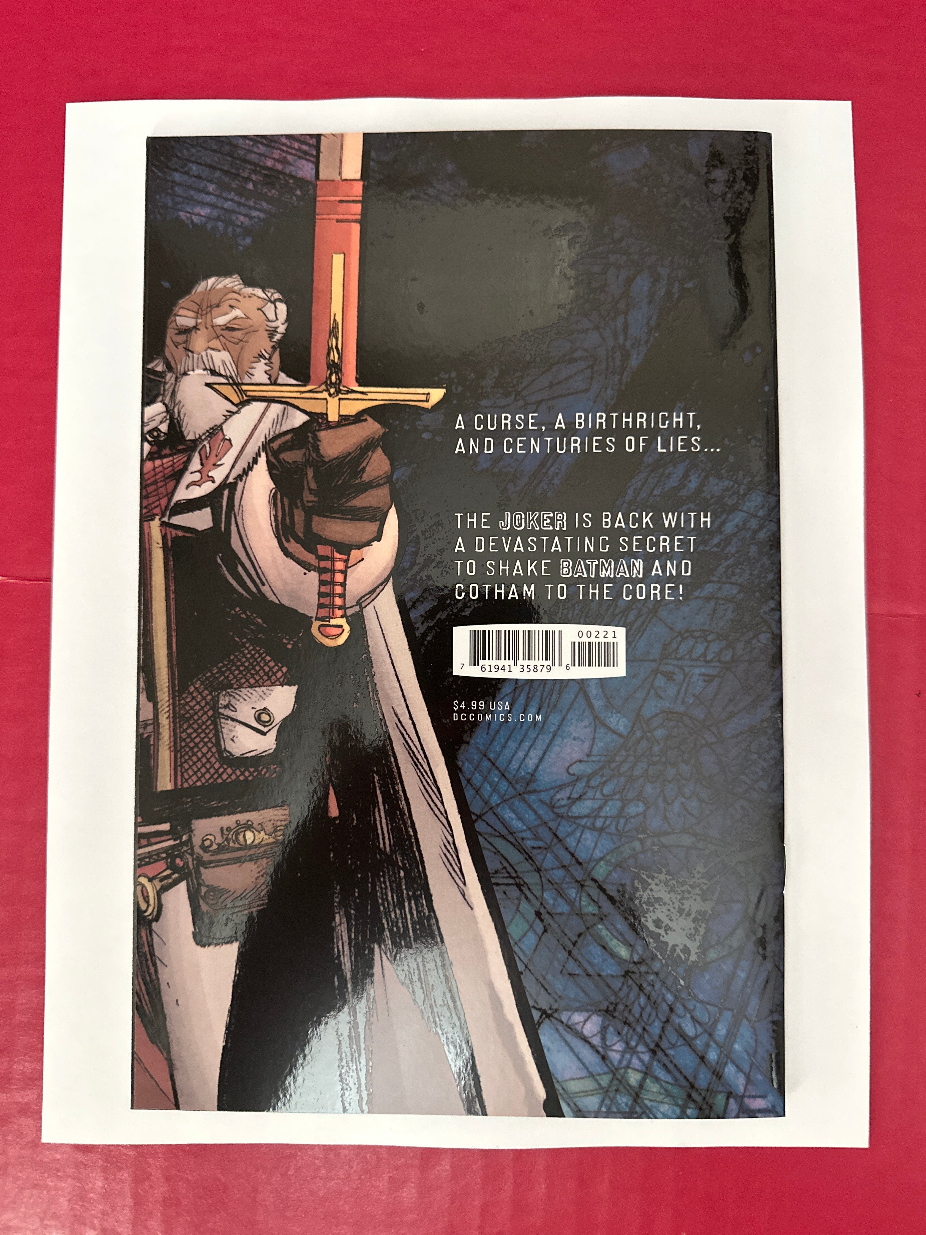 Batman: Curse of the White Knight #2B (DC Comics 2019) by Ugly Monkey Comics