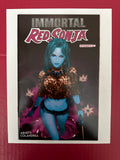 Immortal Red Sonja #9M (Dynamite Entertainment 2023) Leirix Ultraviolet Variant by Ugly Monkey Comics