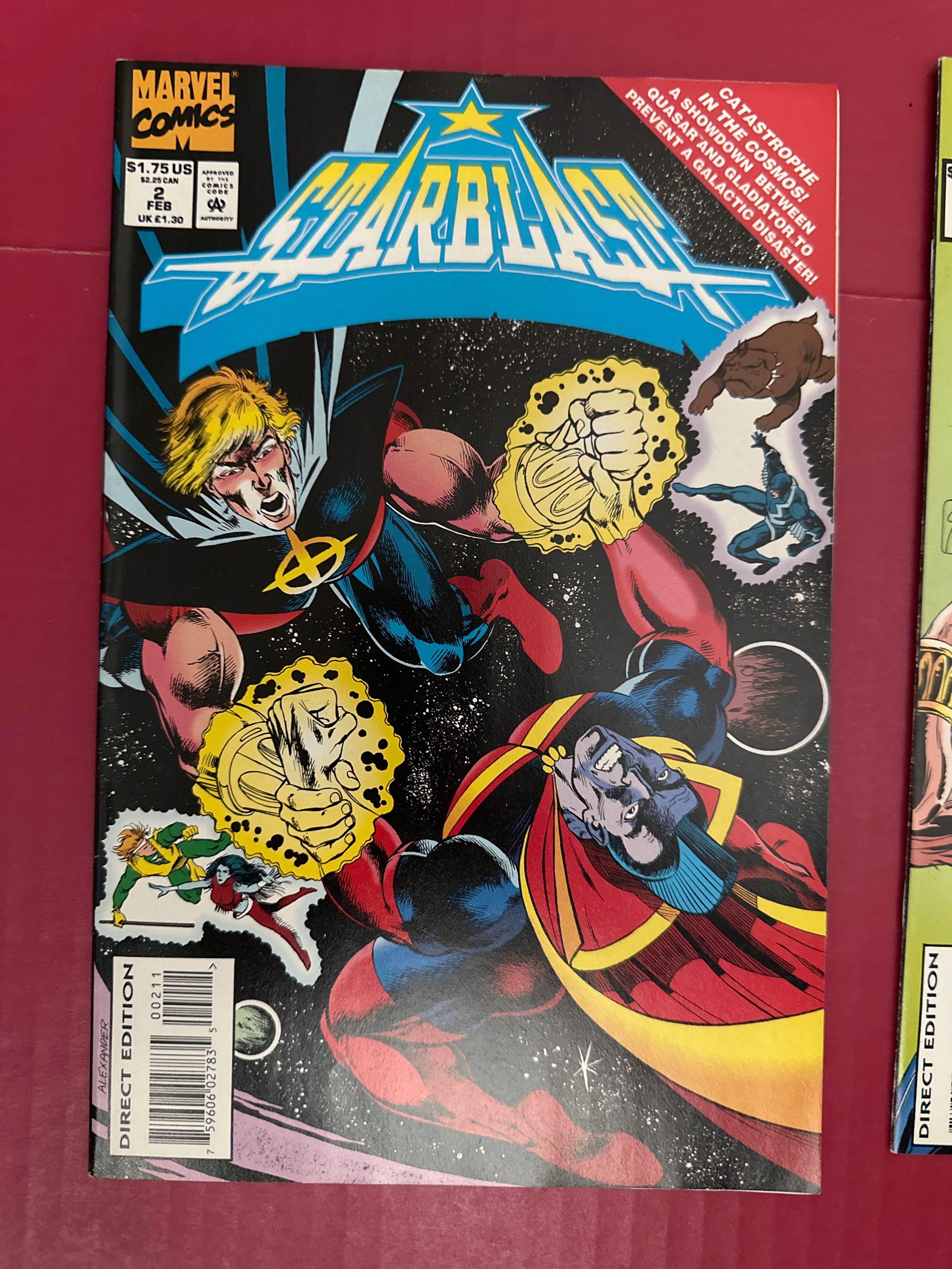 Lot of 3 Starblast Comics #2, 3, 4 (Marvel Comics 1993) by Ugly Monkey Comics
