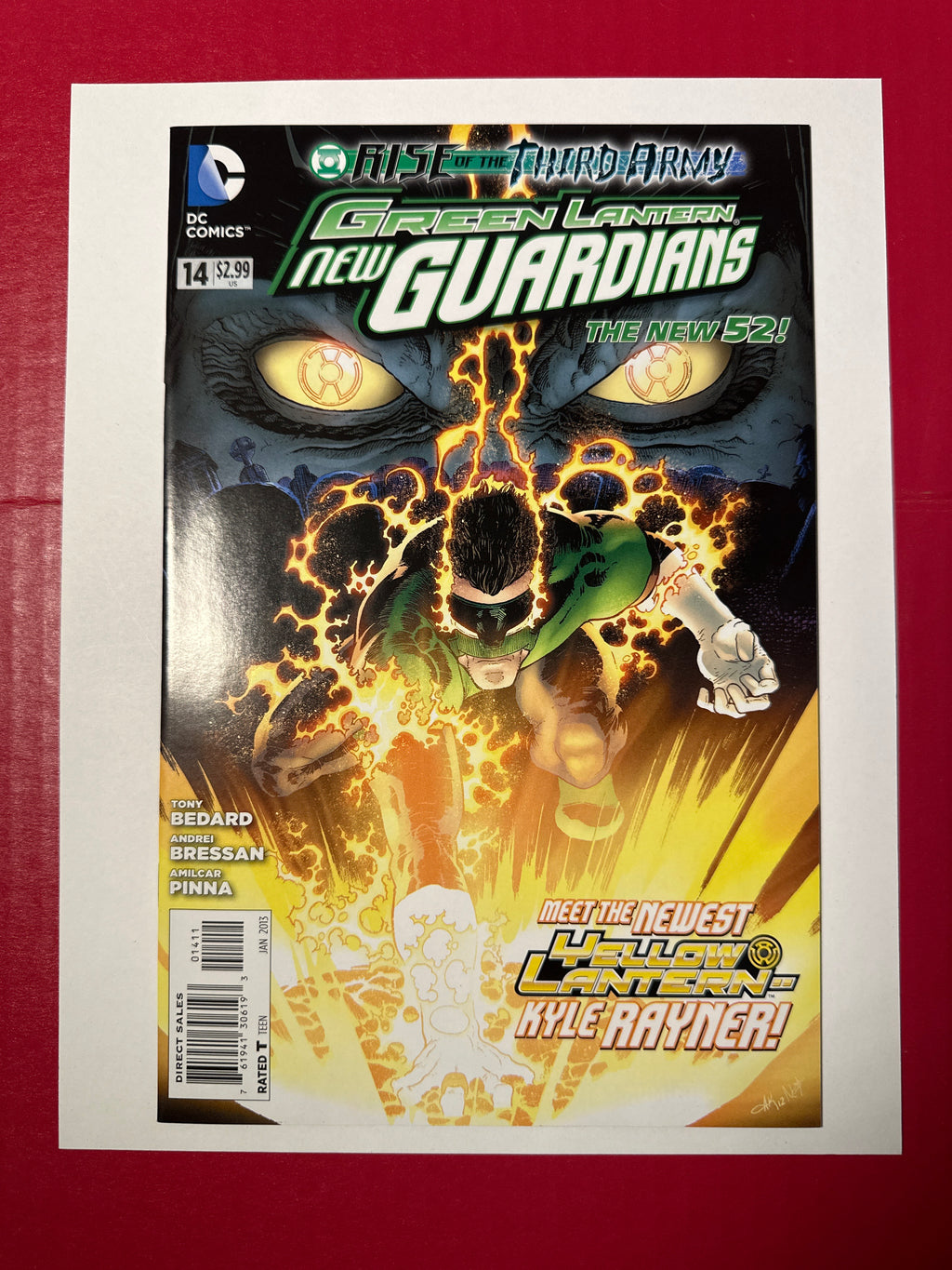 Green Lantern: New Guardians #14 (DC Comics 2012) Aaron Kuder Regular by Ugly Monkey Comics