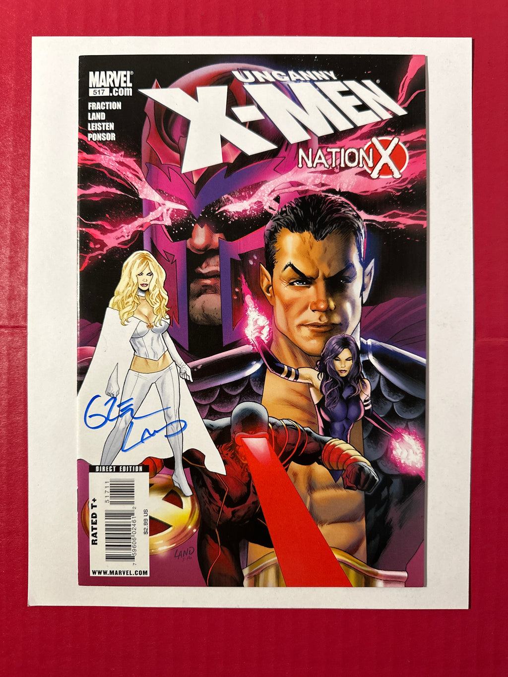The Uncanny X-Men, Vol. 1 #517A (Marvel Comics 2009) Signed by Greg Land by Ugly Monkey Comics