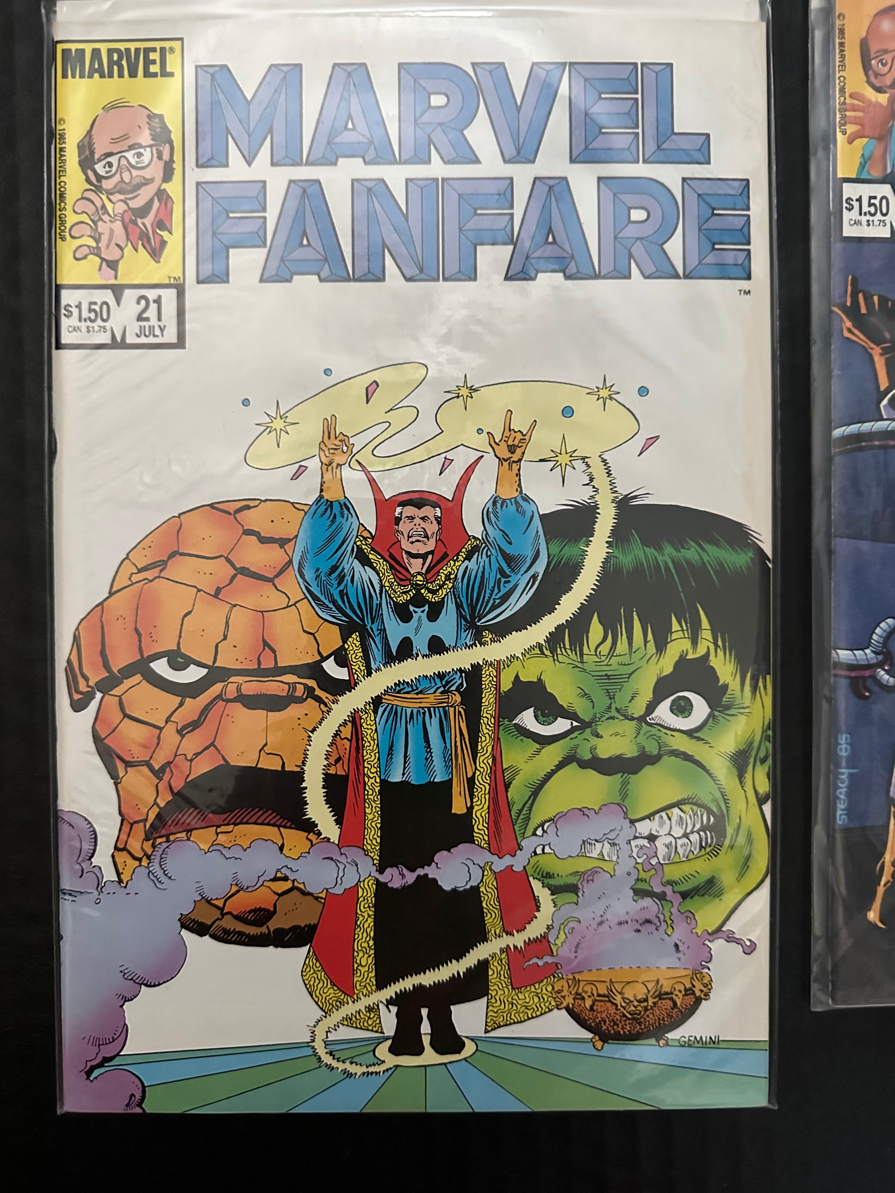 Lot of 33 Marvel Fanfare comics (1982 - 1988) 3 Key Issues by Ugly Monkey Comics