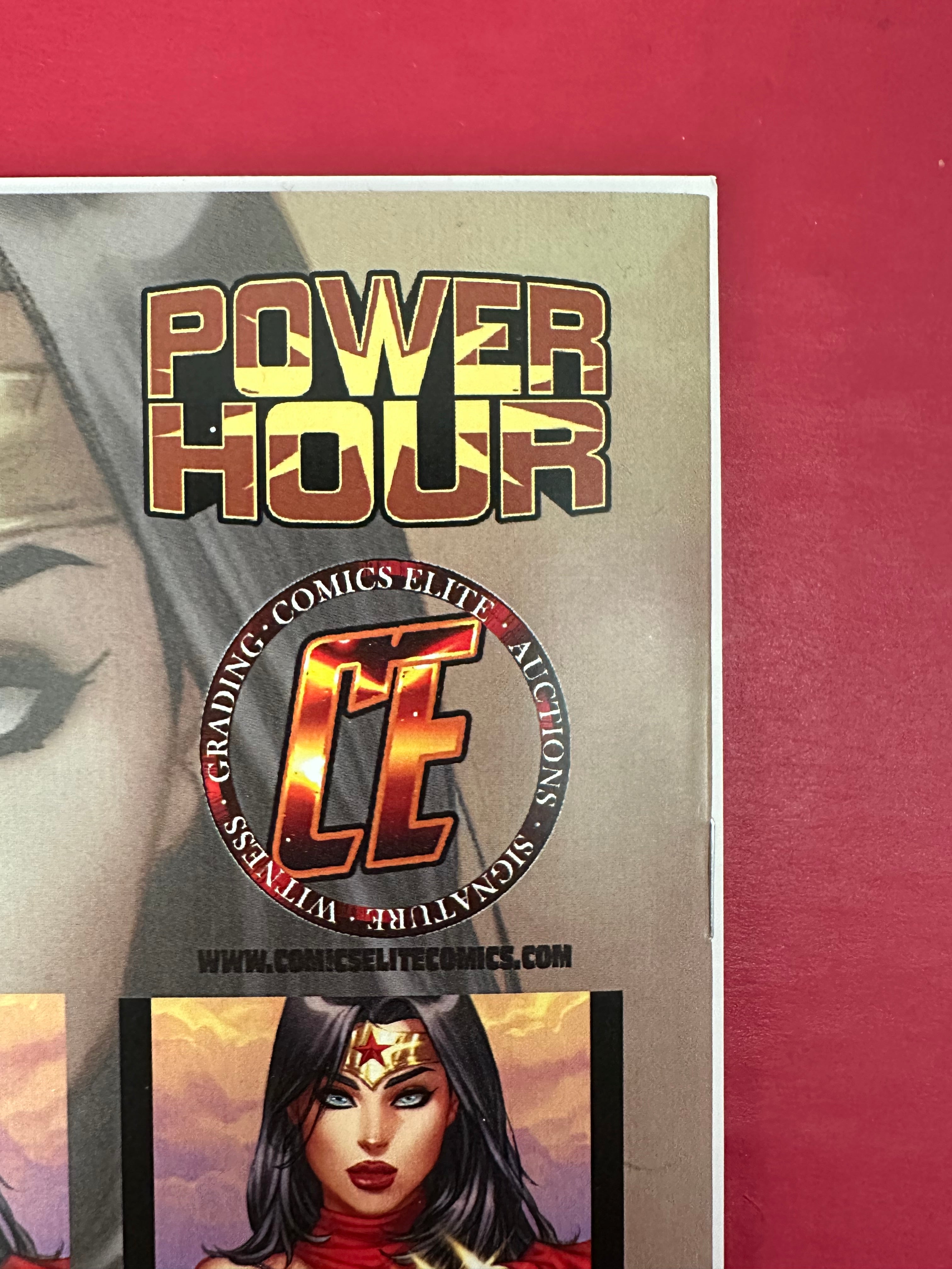 Power Hour Preview Edition #2 (2023) Dallas Fan Expo Exclusive Naughty Virgin Limited to 375 Signed by eBas Preview Edition by Ugly Monkey Comics