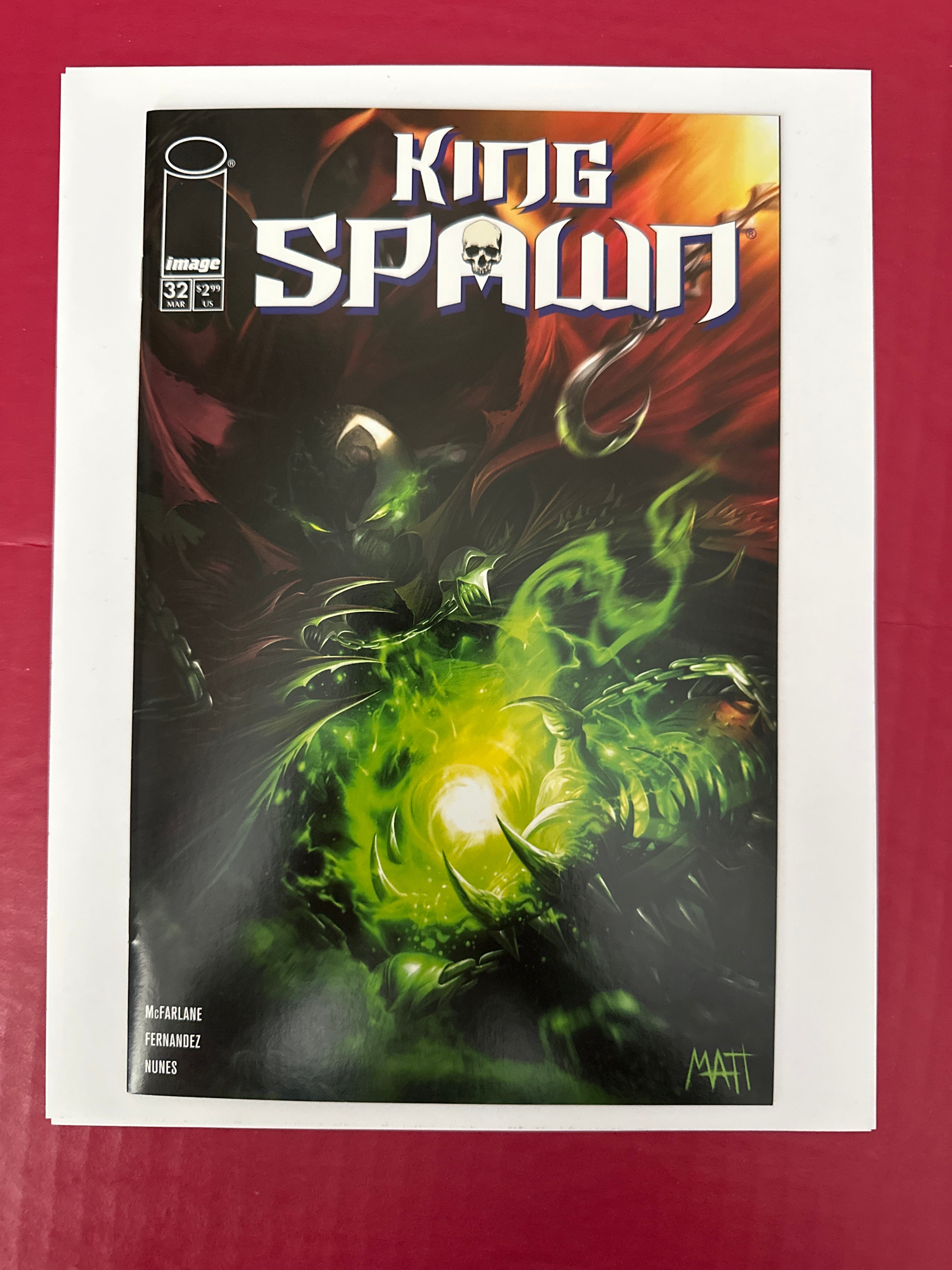 King Spawn #32A (2024) by Ugly Monkey Comics
