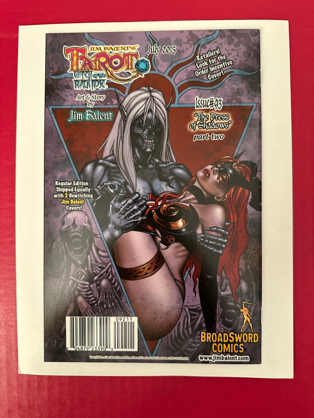 Tarot: Witch of the Black Rose #92B (2015) 10 Copy Incentive by Ugly Monkey Comics
