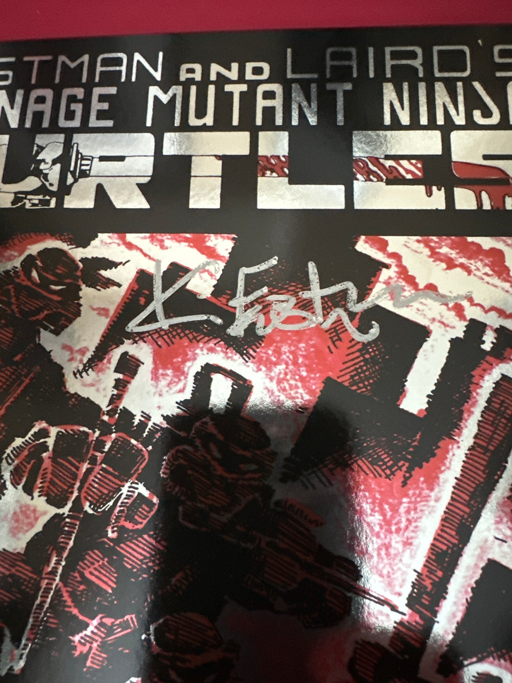 Teenage Mutant Ninja Turtles Reprint #1AN (IDW 2026) Signed Eastman by Ugly Monkey Comics