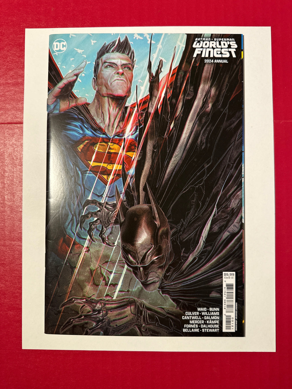 World's Finest, Vol. 2 Annual #1 (DC Comics 2024) John Giang Variant by Ugly Monkey Comics