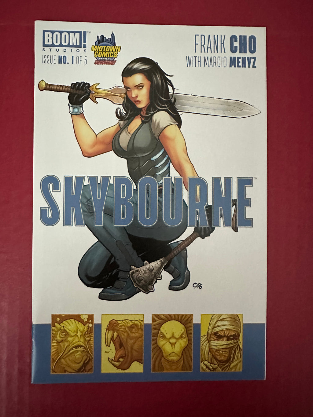 Skybourne #1 (2016) 1:50 Retailer Incentive Variant by Ugly Monkey Comics
