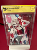 Harley Quinn #22 CBCS 9.6 Witness Signature Natali Sanders by Ugly Monkey Comics
