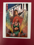 The Invincible Red Sonja #8A (Dynamite Entertainment 2022) Regular Amanda Conner Cover by Ugly Monkey Comics