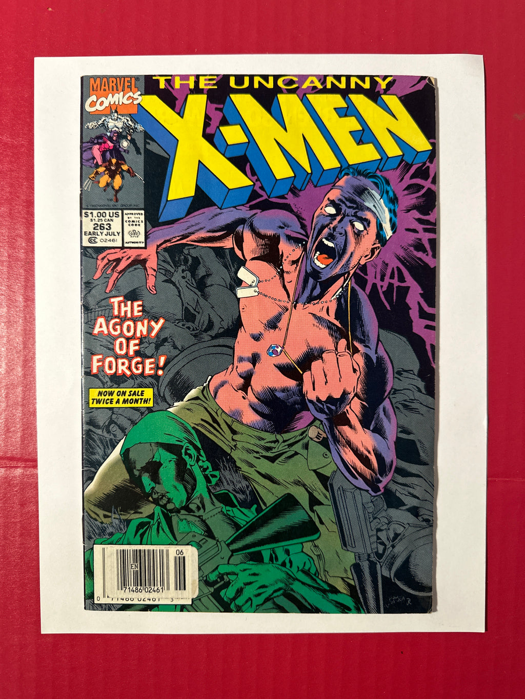 The Uncanny X-Men, Vol. 1 #263 (Marvel Comics 1990) Newsstand Edition by Ugly Monkey Comics