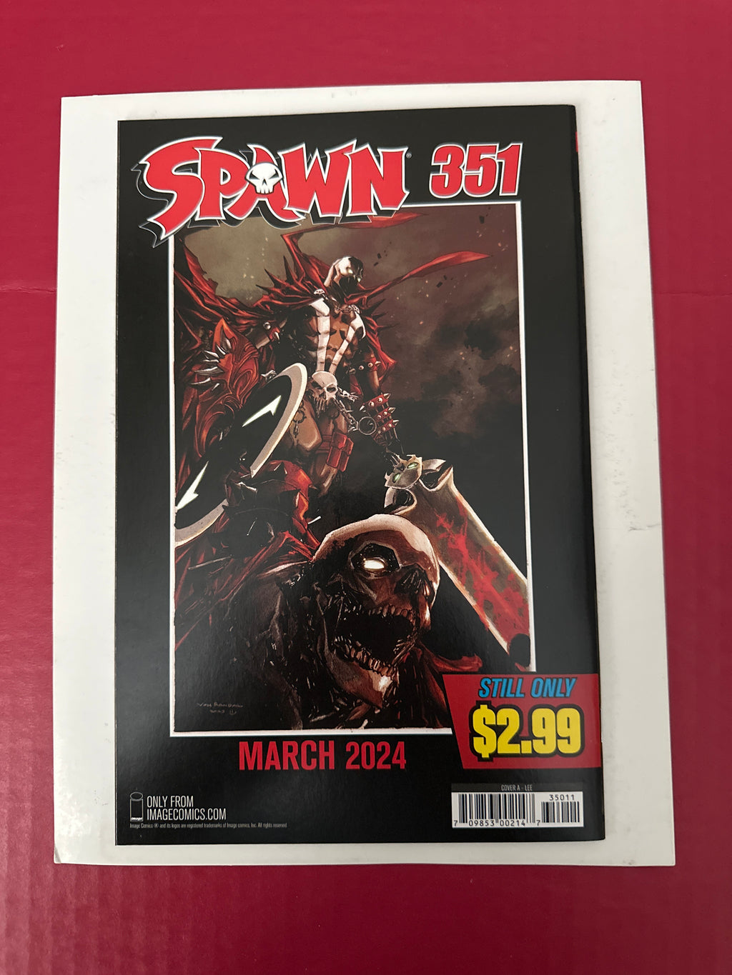 Spawn #350C (2024) Death of Sinn (Cogliostro), Nyx becomes the Queen of Hell by Ugly Monkey Comics