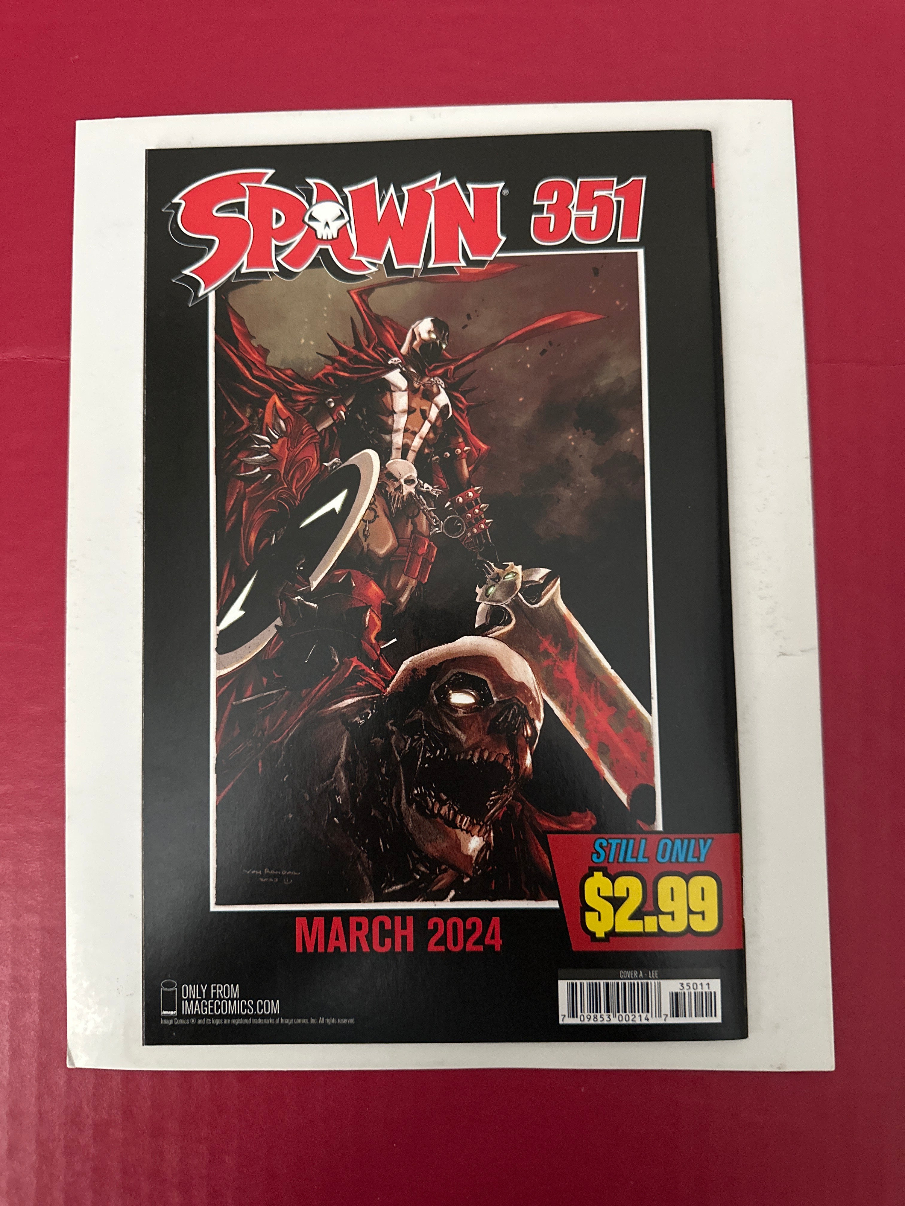 Spawn #350C (2024) Death of Sinn (Cogliostro), Nyx becomes the Queen of Hell by Ugly Monkey Comics