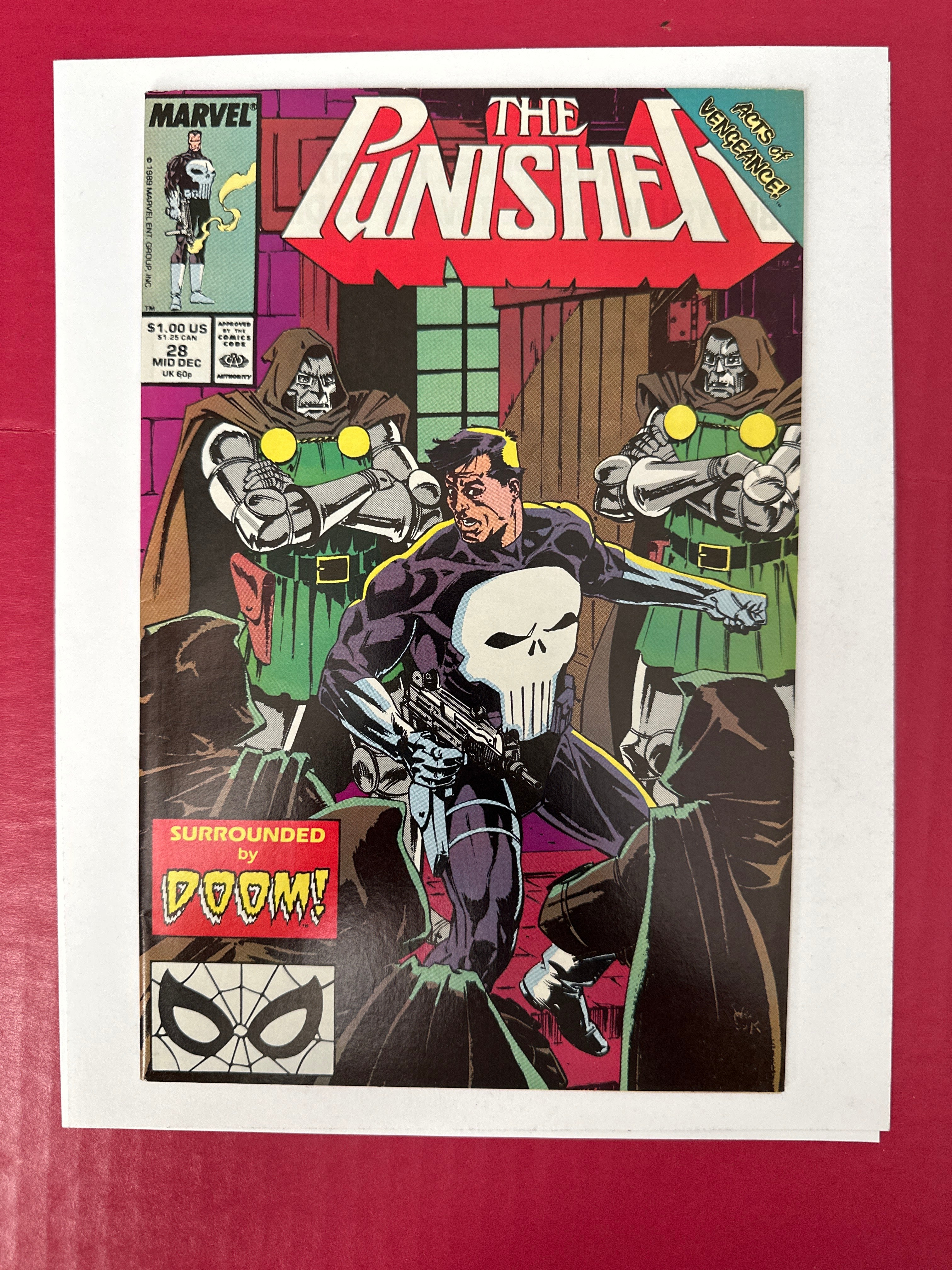 Punisher Volume 2 28A 1989 Doom Versus Punisher Latveria Battle by Ugly Monkey Comics