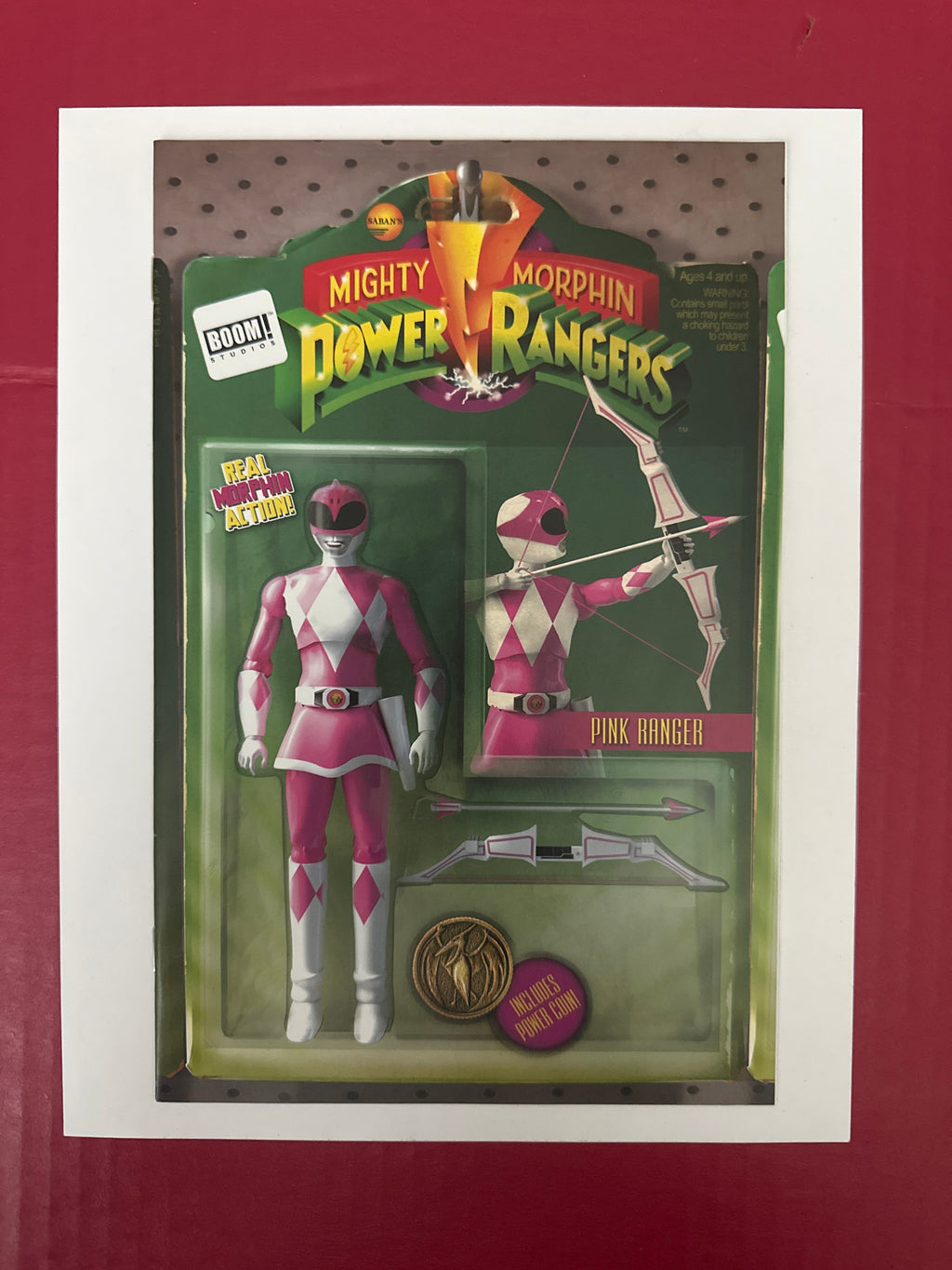 Mighty Morphin Power Rangers, Vol. 1 (Boom! Studios) #3D (Boom! Studios 2016) by Ugly Monkey Comics