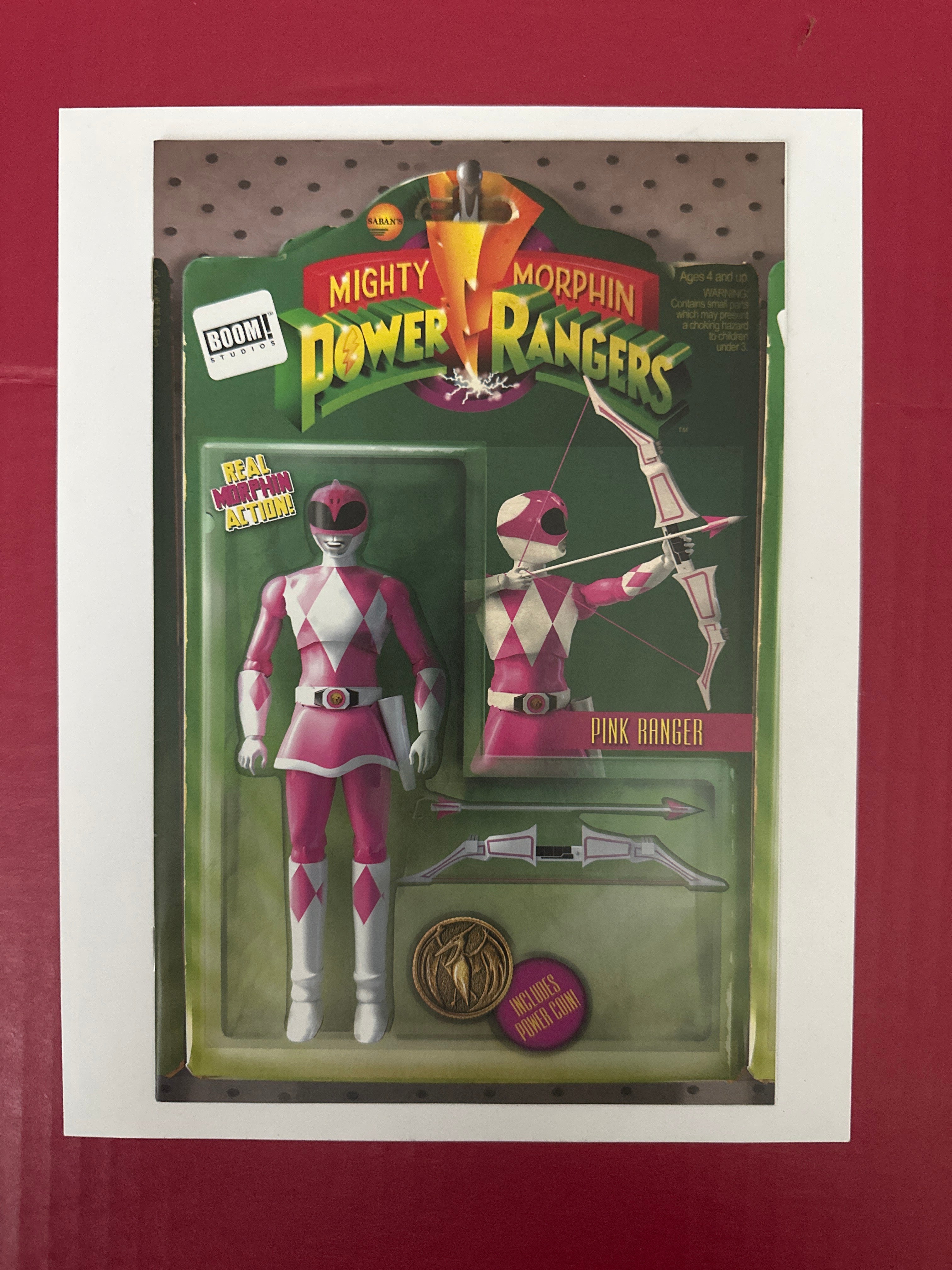 Mighty Morphin Power Rangers, Vol. 1 (Boom! Studios) #3D (Boom! Studios 2016) by Ugly Monkey Comics