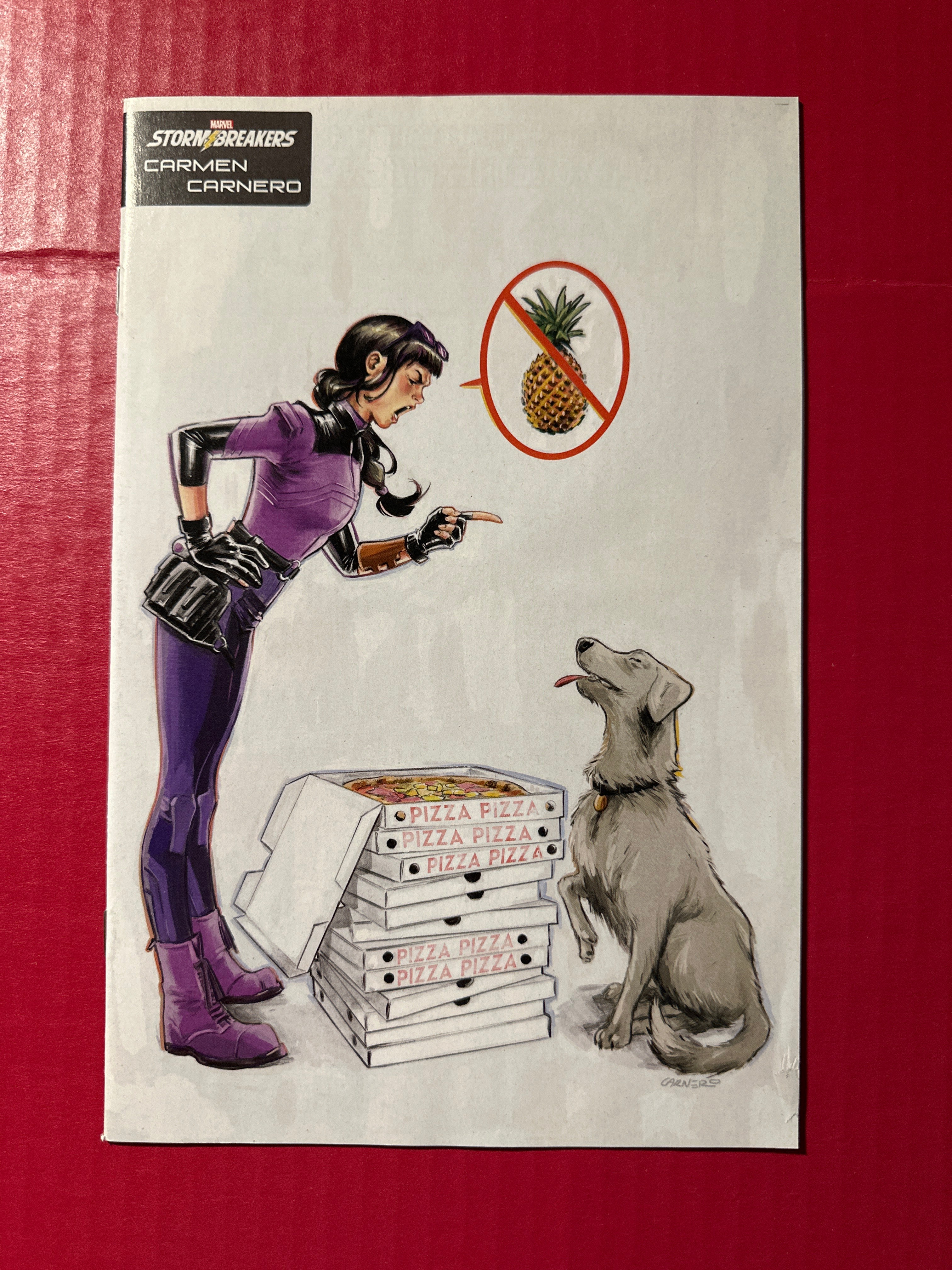 Hawkeye: Kate Bishop #4B (Marvel Comics 2022) Carnero Stormbreakers Variant by Ugly Monkey Comics