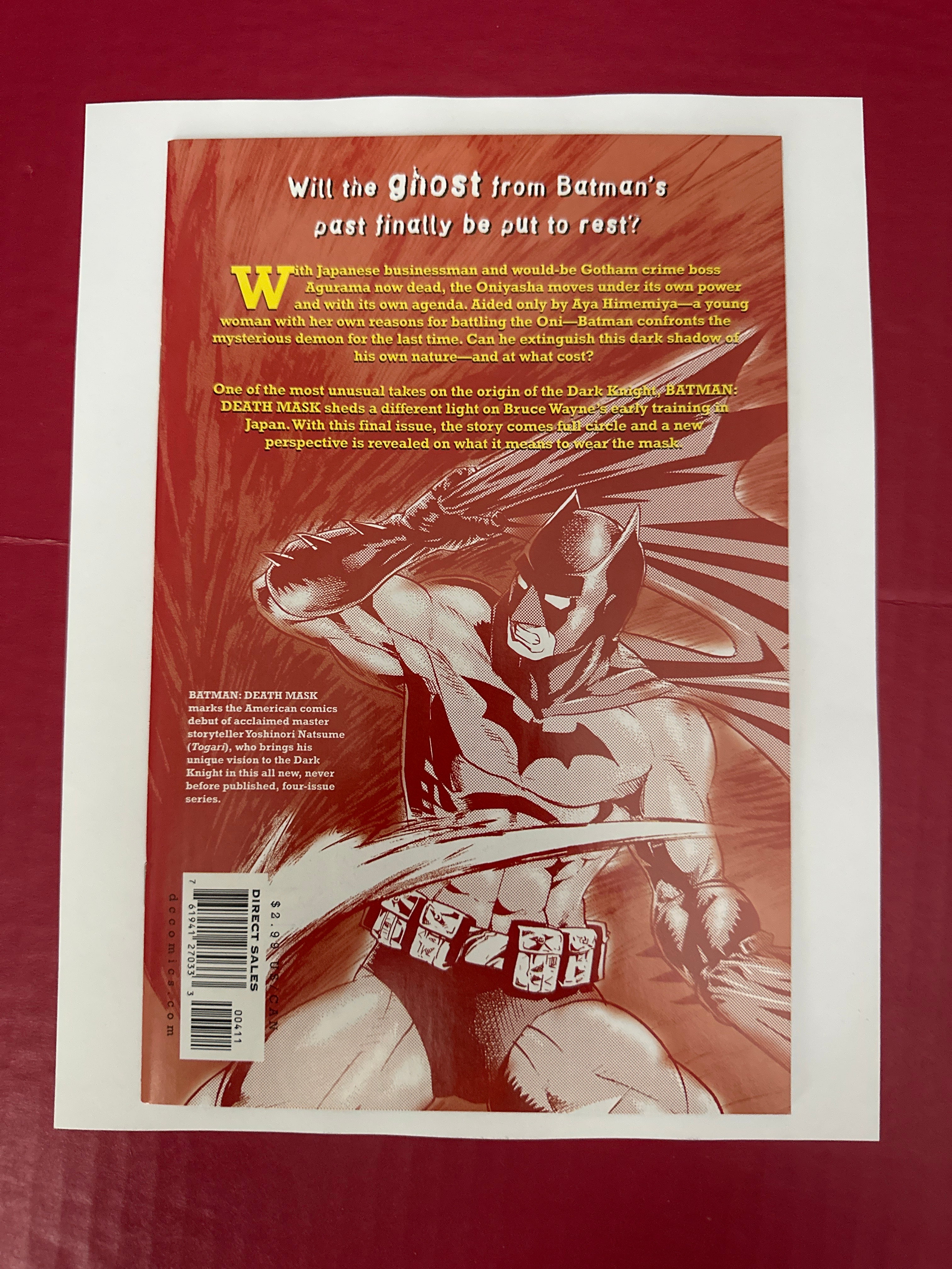 Batman: Death Mask #4 (DC Comics 2008) by Ugly Monkey Comics