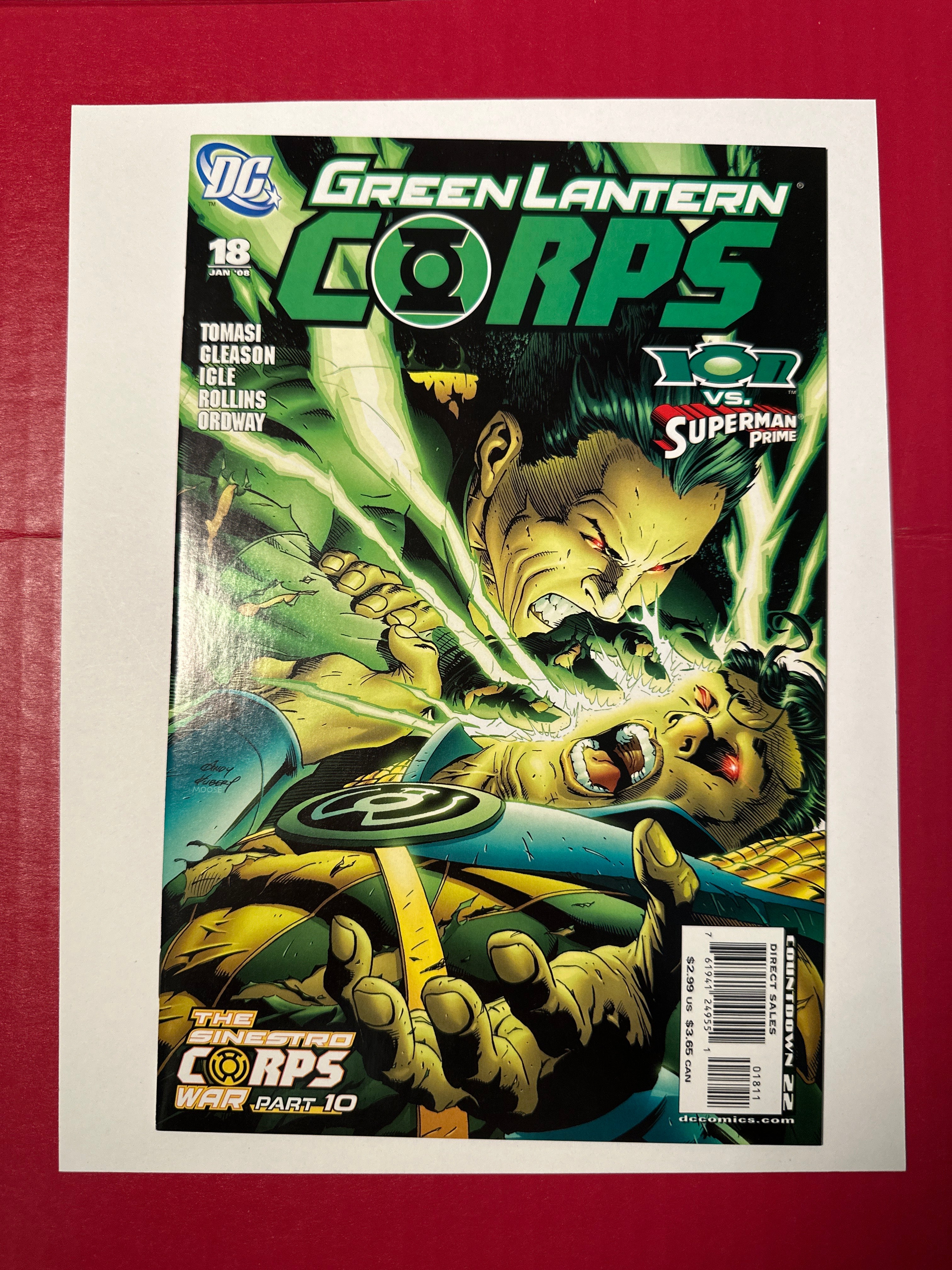 Green Lantern Corps, Vol. 1 #18 (DC Comics 2007) Andy Kubert Regular by Ugly Monkey Comics